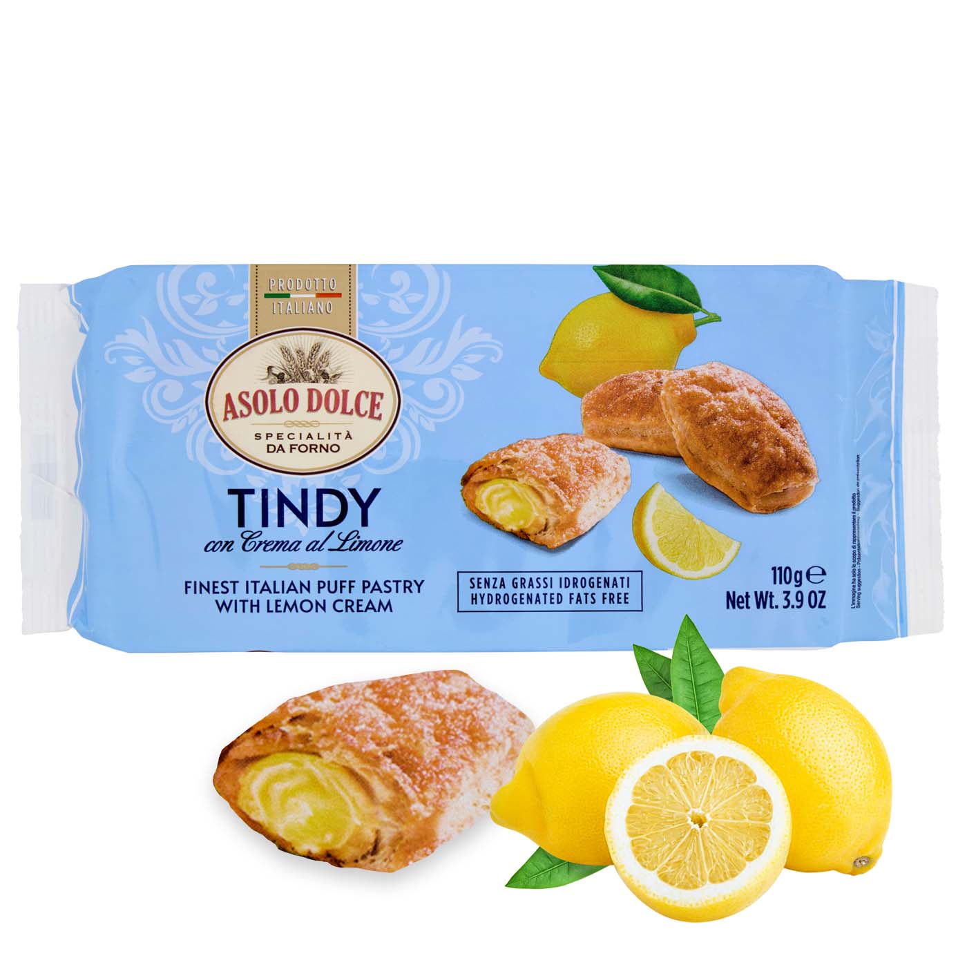 Asolo Dolce Tindy Limone con crema al limone 110g