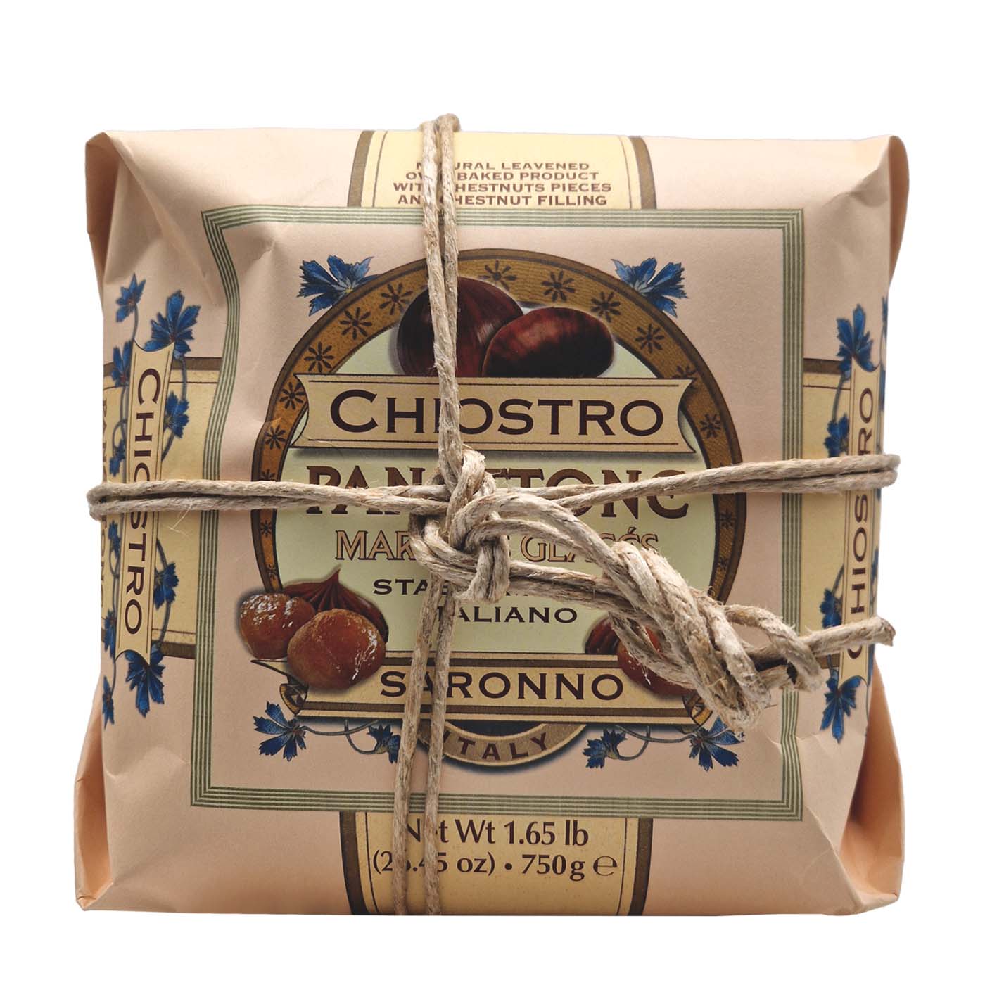 Lazzaroni Panettone Marrons glaces 750g