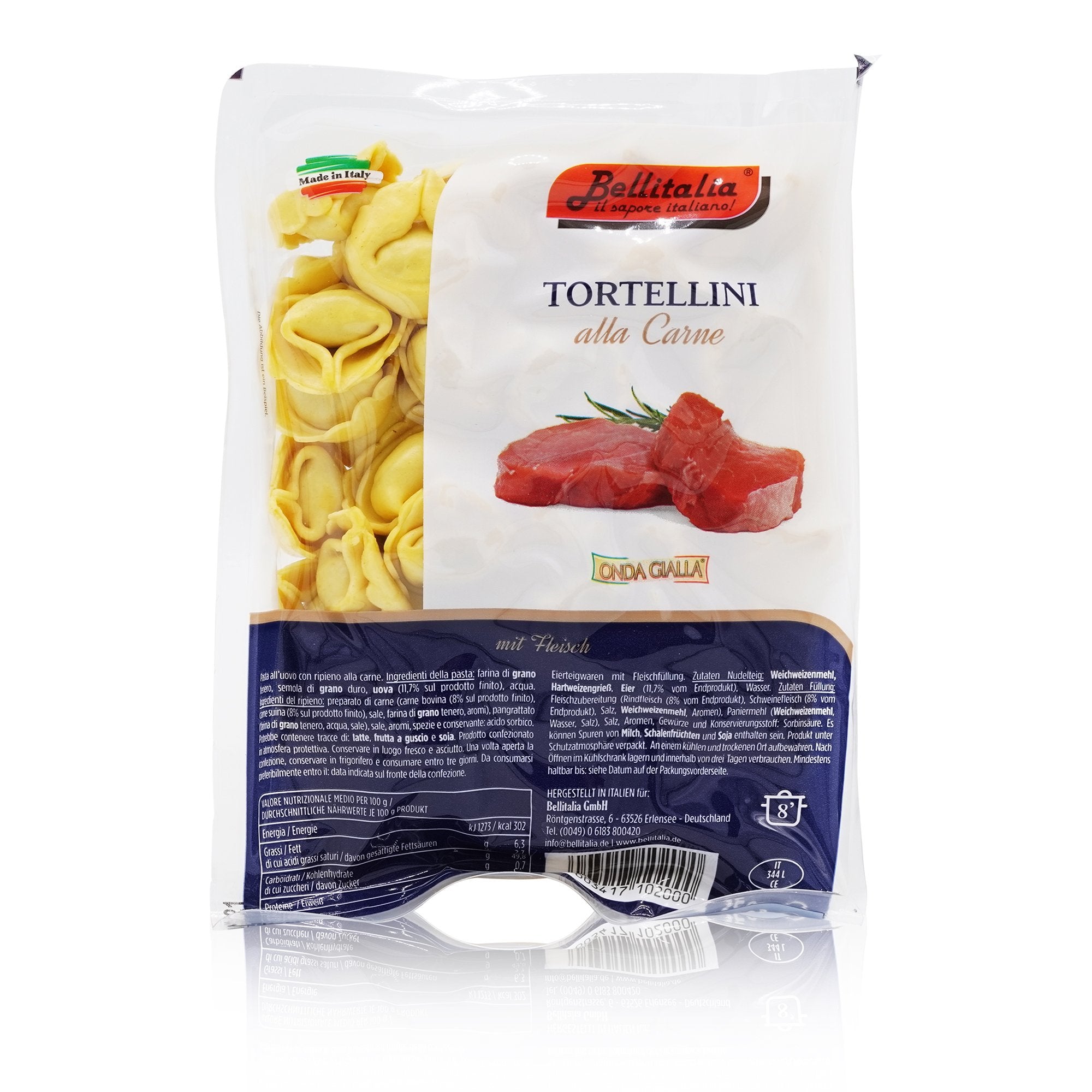 BELLITALIA Tortellini alla carne – Tortellini mit Fleischfüllung - 0,250kg