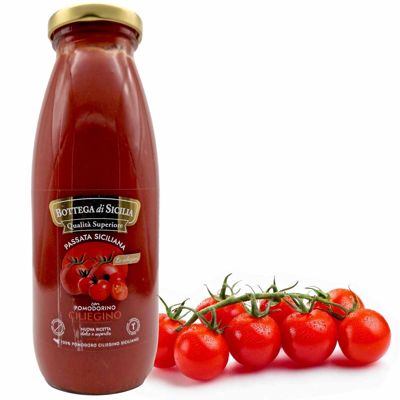Bottega di Sicilia Passata Siciliana pomodorino Ciliegino 500g