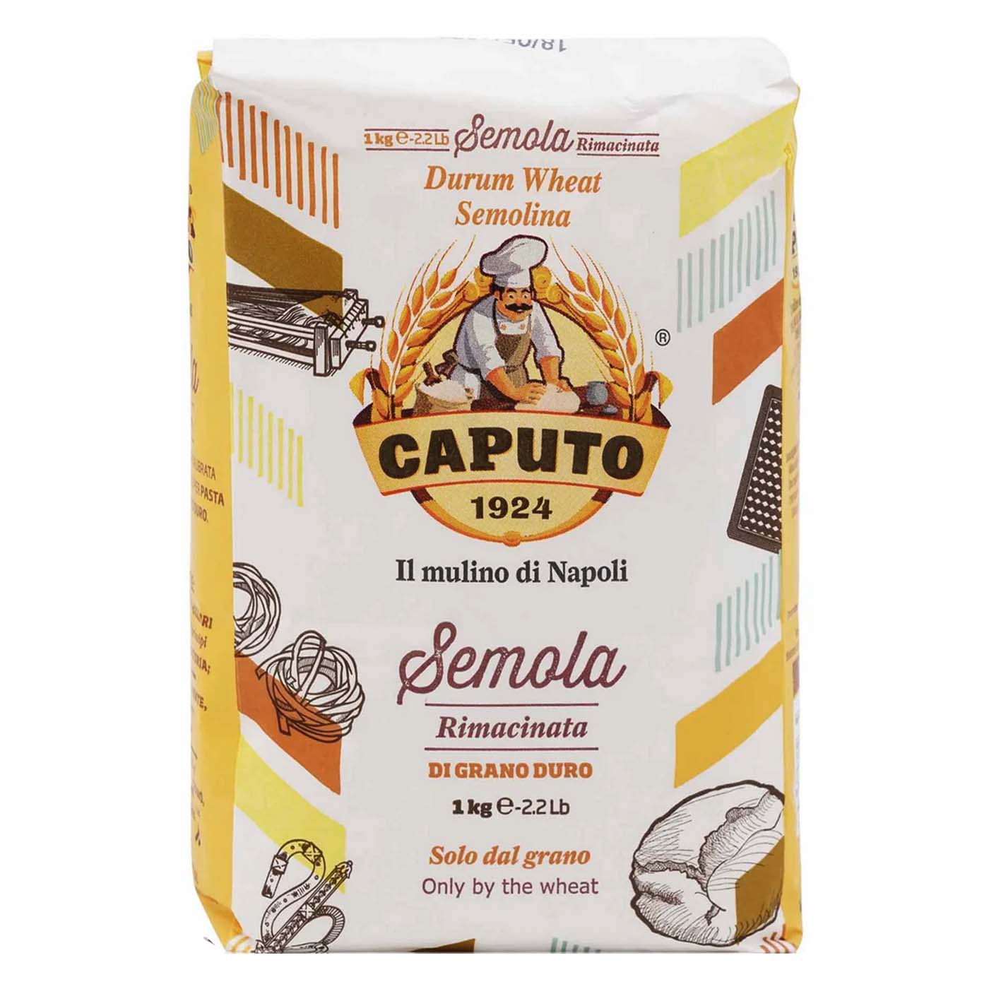 CAPUTO Farina di Semola Rimacinata – Hartweizengriess Semola - 1kg
