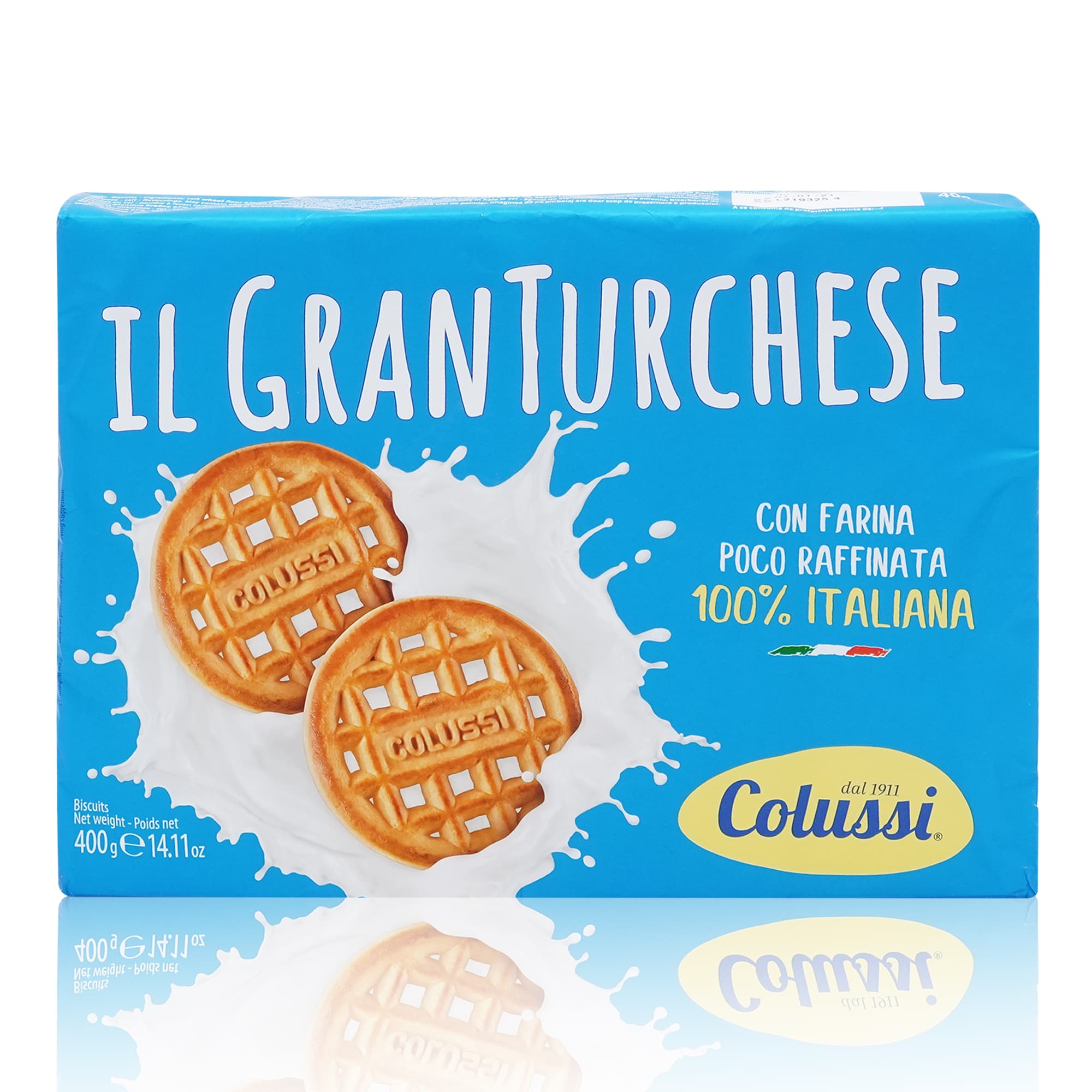 COLUSSI Biscotti GranTurchese – Mürbeteigekse GranTurchese - 0,400kg
