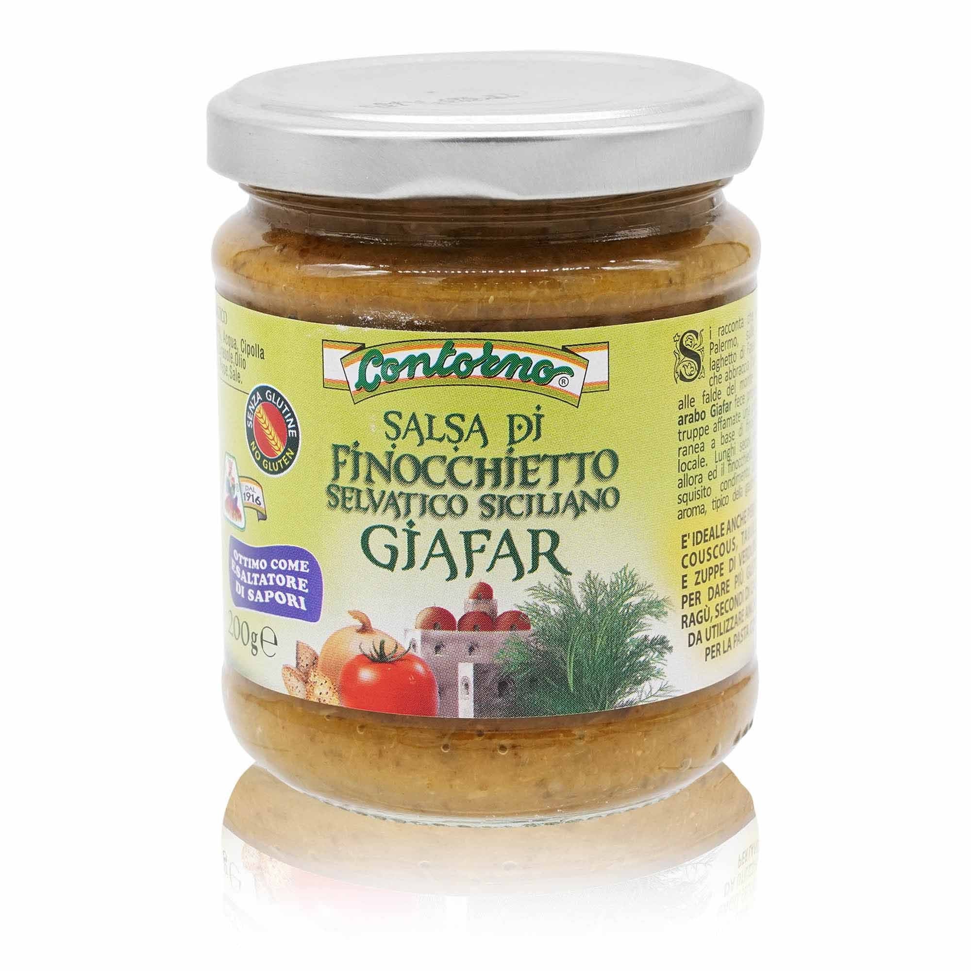 CONTORNO Salsa di finocchietto selvatico – Creme aus Wildfenchel - 0,200kg