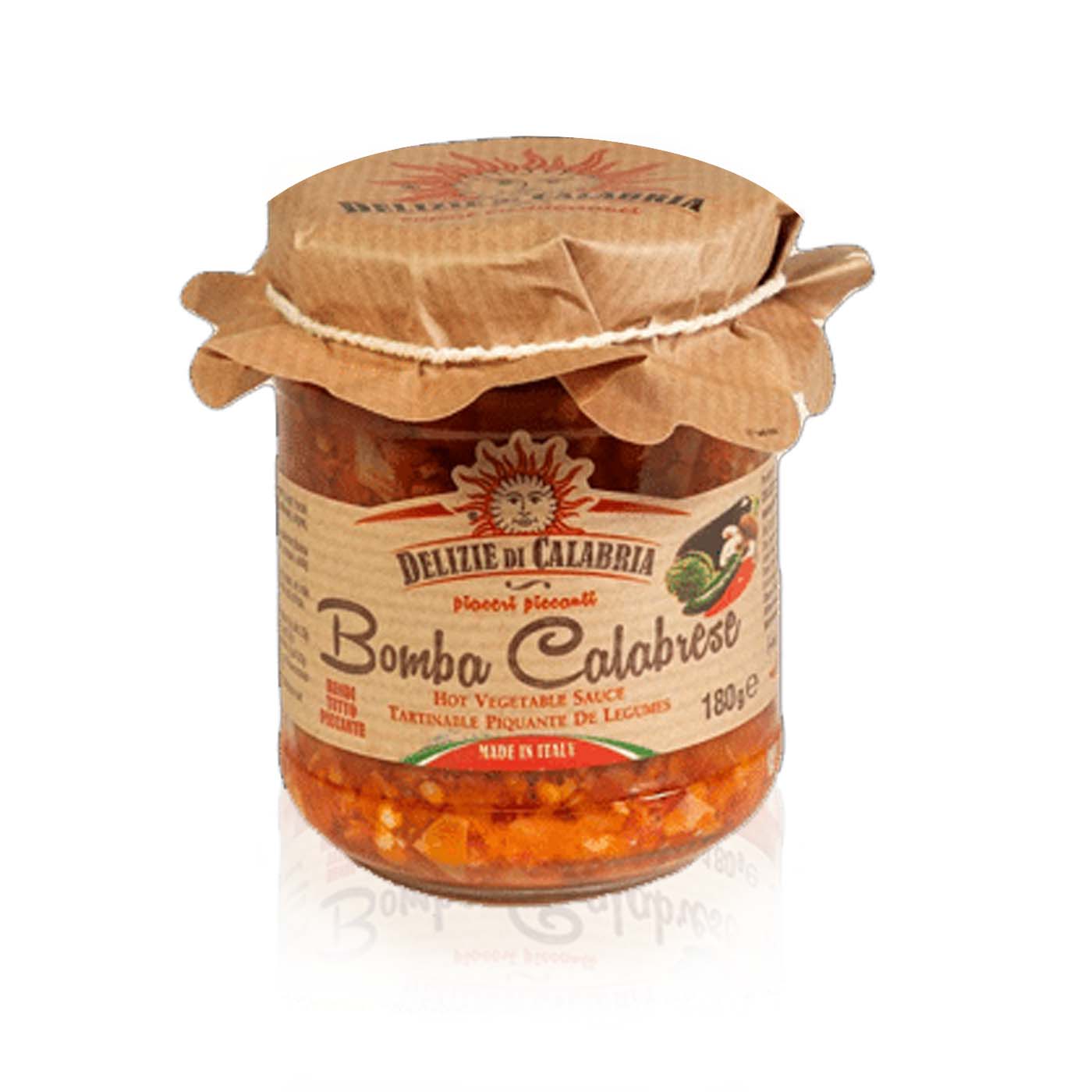 DELIZIE DI CALABRIA Bomba Calabrese-Chili-Gemüsesoße - 0,18kg