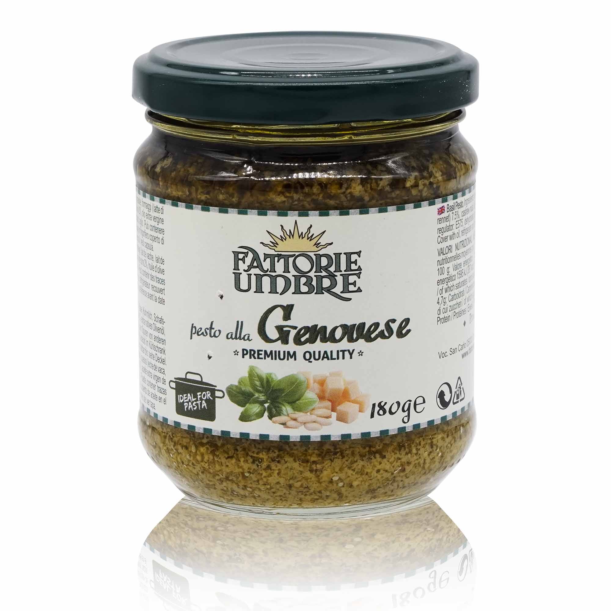 FATTORIE UMBRE Pesto alla Genovese – Pesto Genovese - 0,180kg