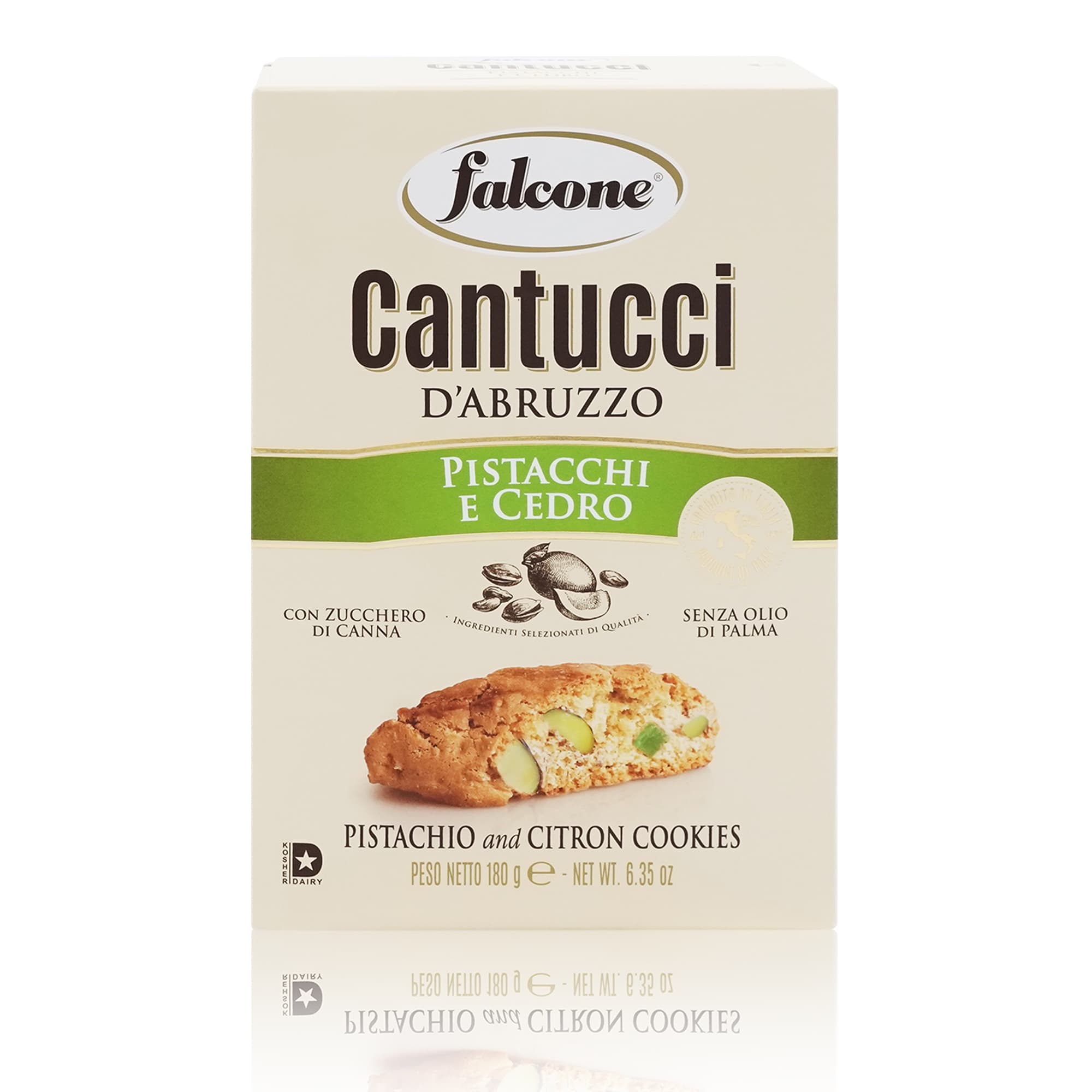FALCONE Cantucci Pistacchio e Cedro – Cantucci Pistazie und Ceder - 0,180kg