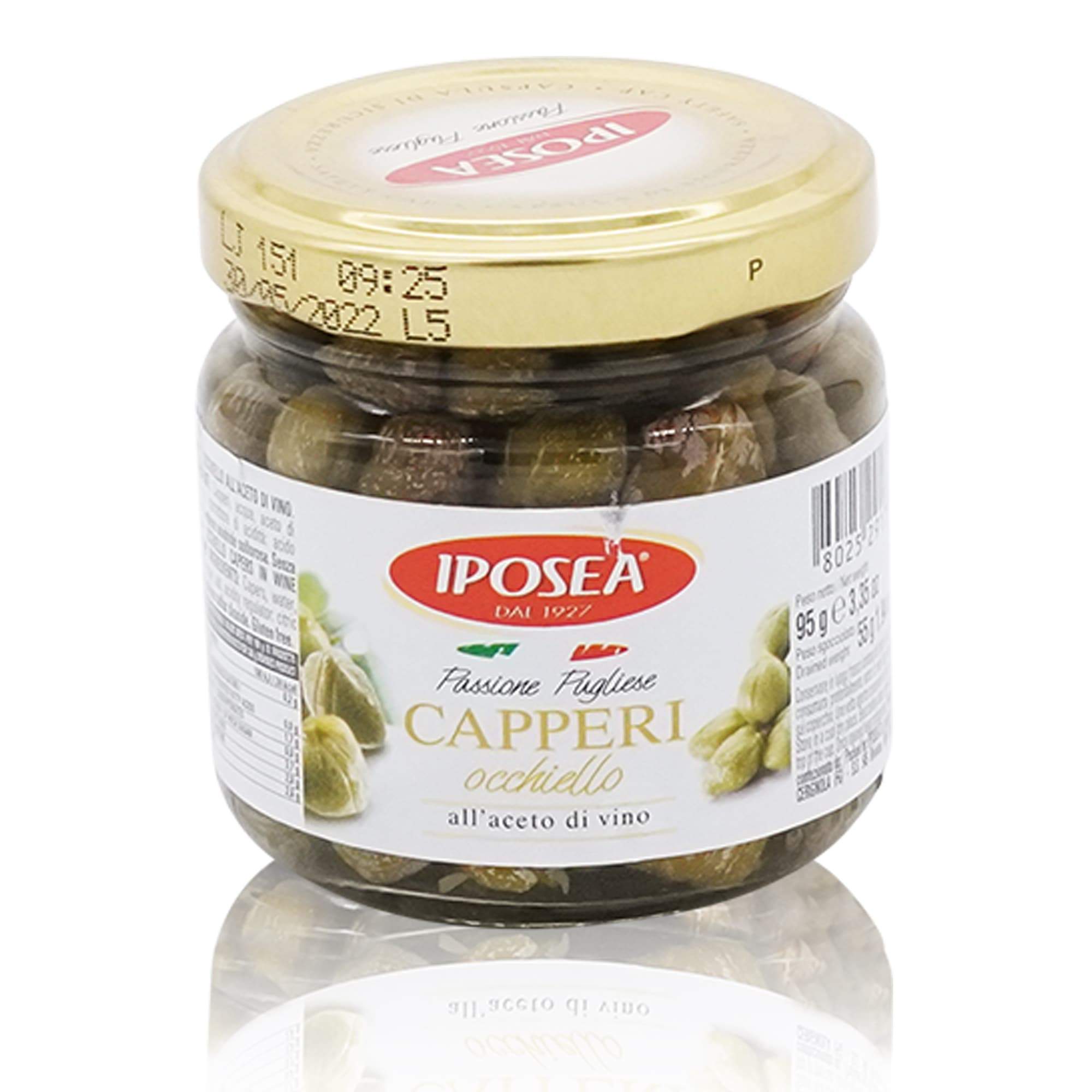 IPOSEA Capperi in aceto – Kapern in Weißweinessig - 0,55kg