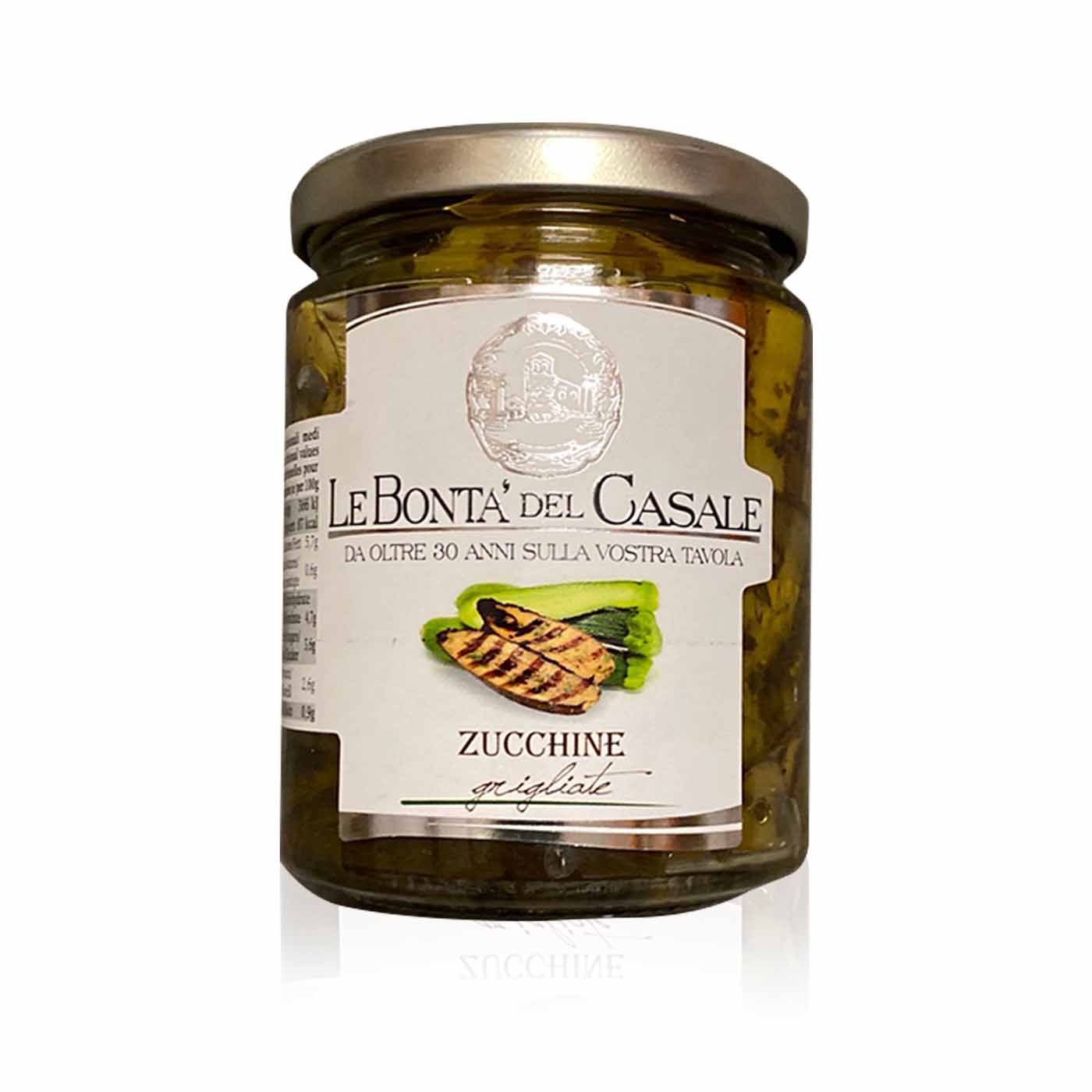 LA BONTÀ DEL CASALE Zucchine grigliate - gegrillte Zucchine -0,280kg