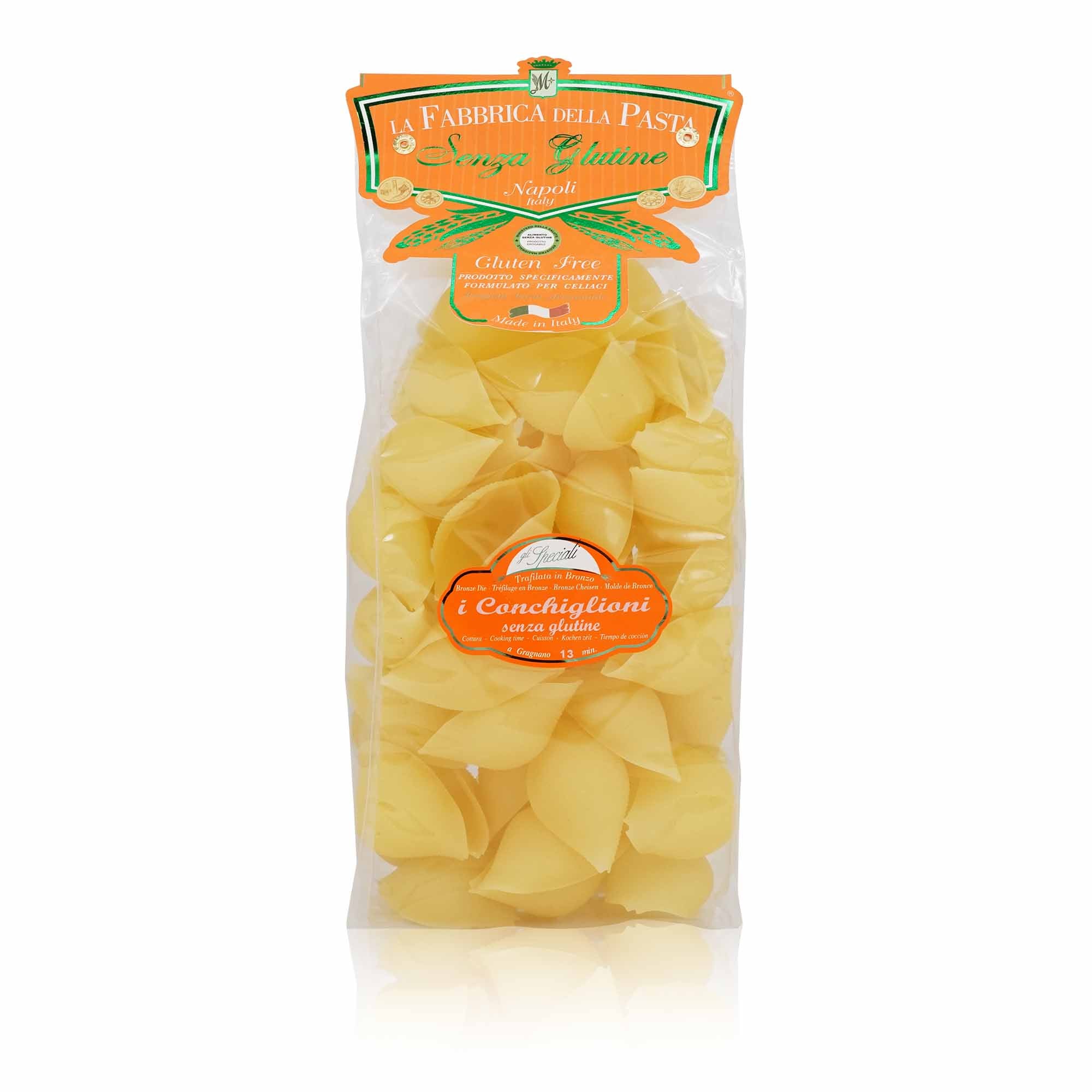 La Fabbrica della Pasta Conchiglioni senza glutine 500g