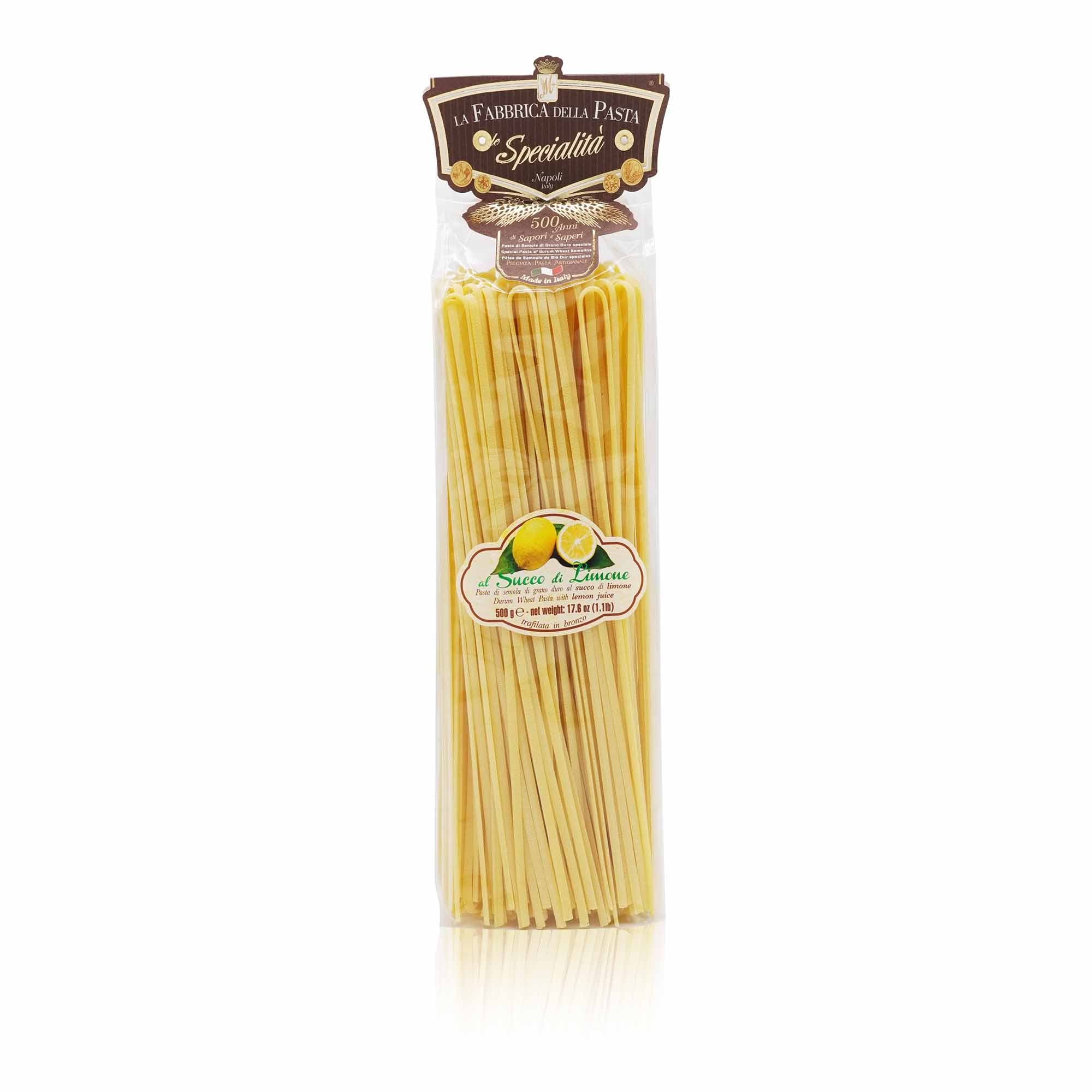 LA FABBRICA DELLA PASTA Linguine al limone – Linguine mit Zitrone - 0,5kg