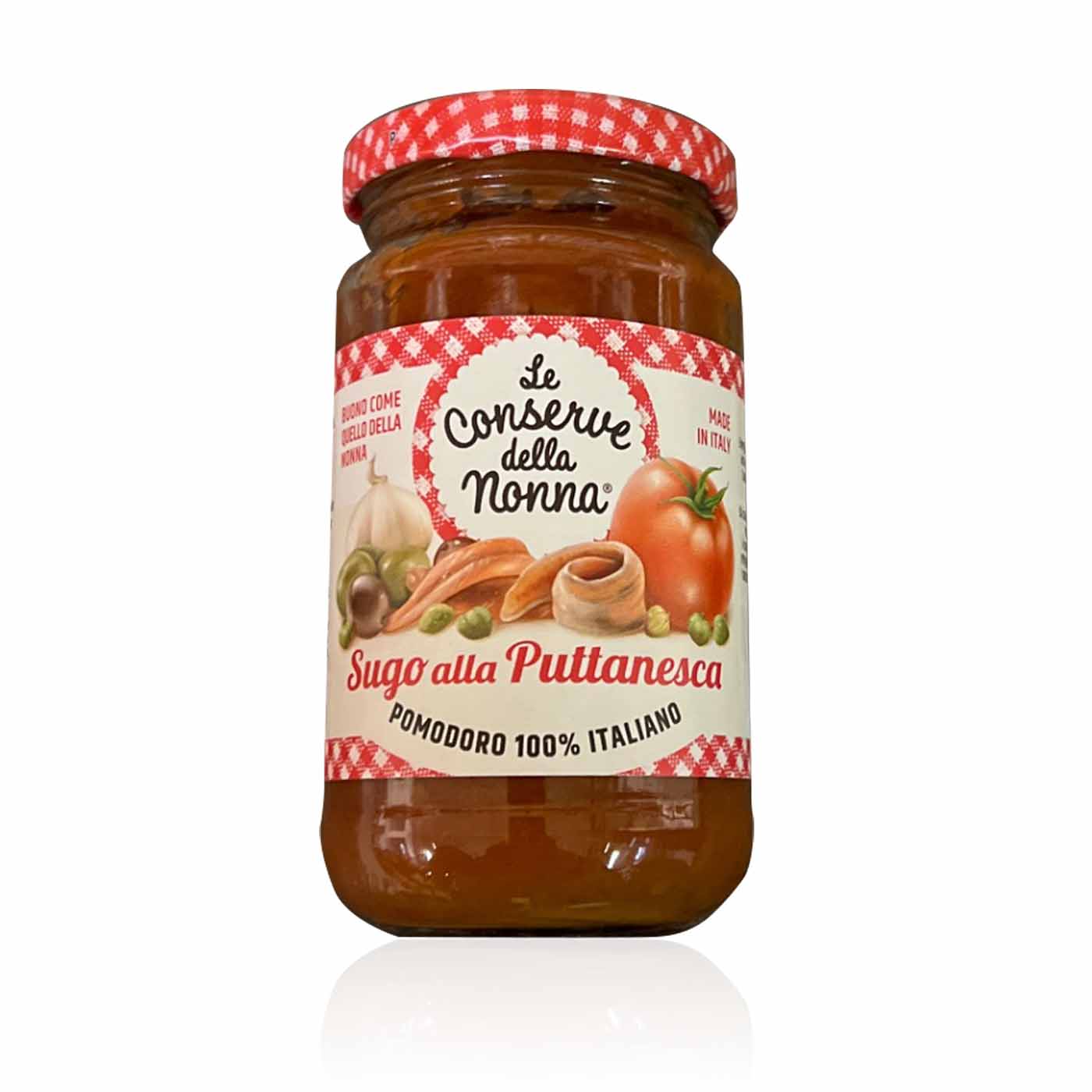 LE CONSERVE DELLA NONNA Puttanesca-Tomatensauce Puttanesco- 0,190kg