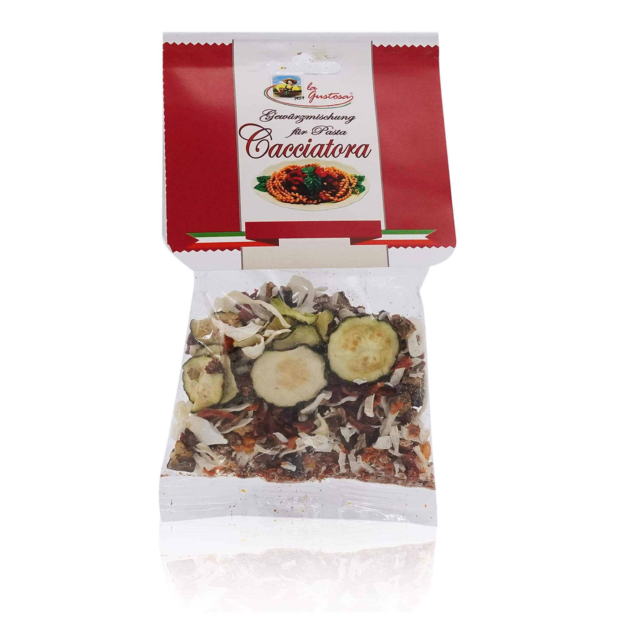 LA GUSTOSA Pasta Cacciatora – Trockengewürzmischung für Pasta Cacciatora - 0,030kg