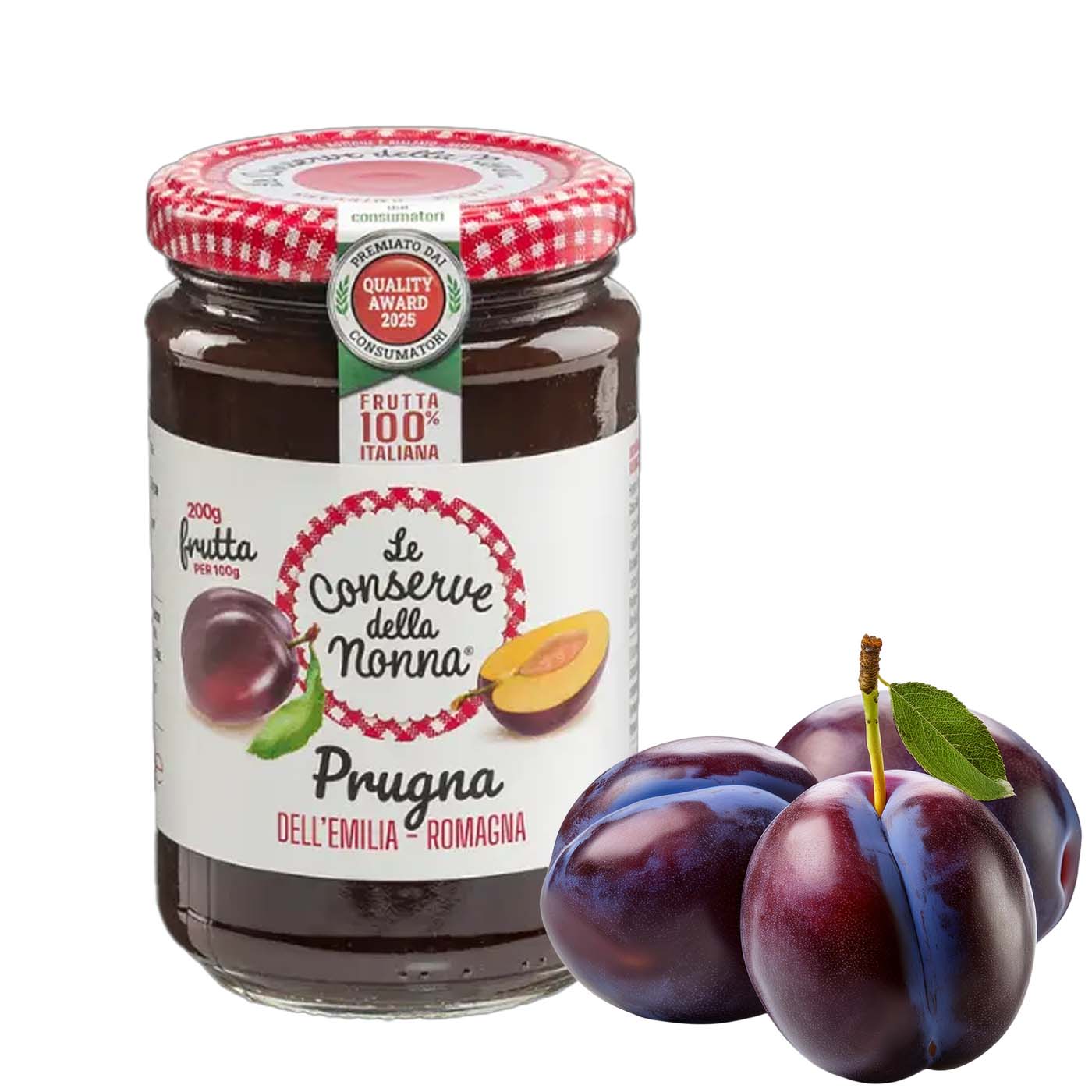 Le Conserve Della Nonna Confettura di prugna dell’Emilia Romagna 340g