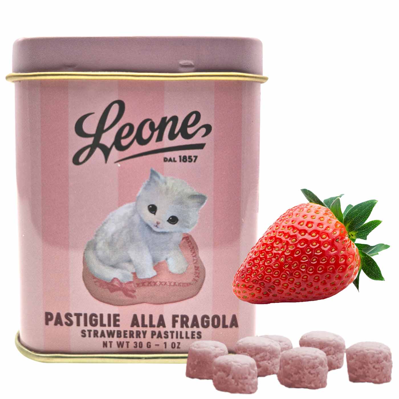 Leone Pastiglie alla Fragola 30g