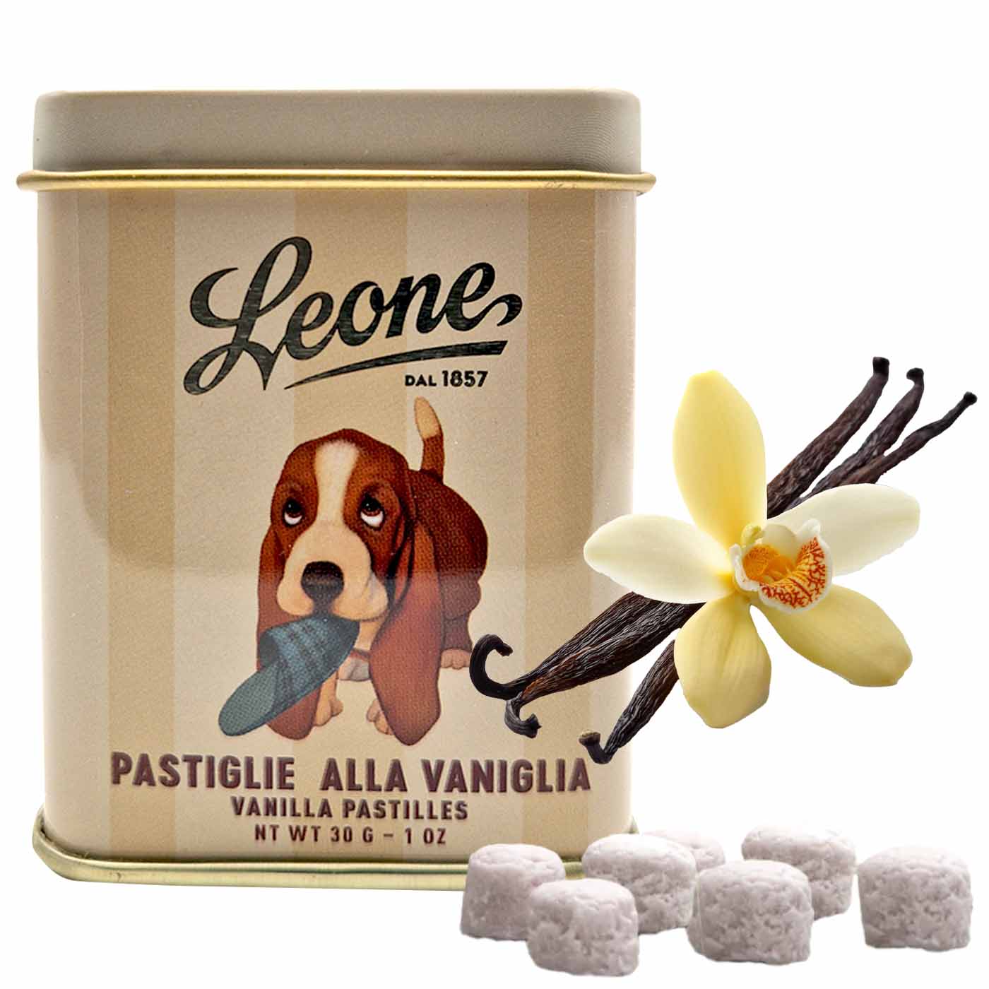 Leone Pastiglie alla Vaniglia 30g