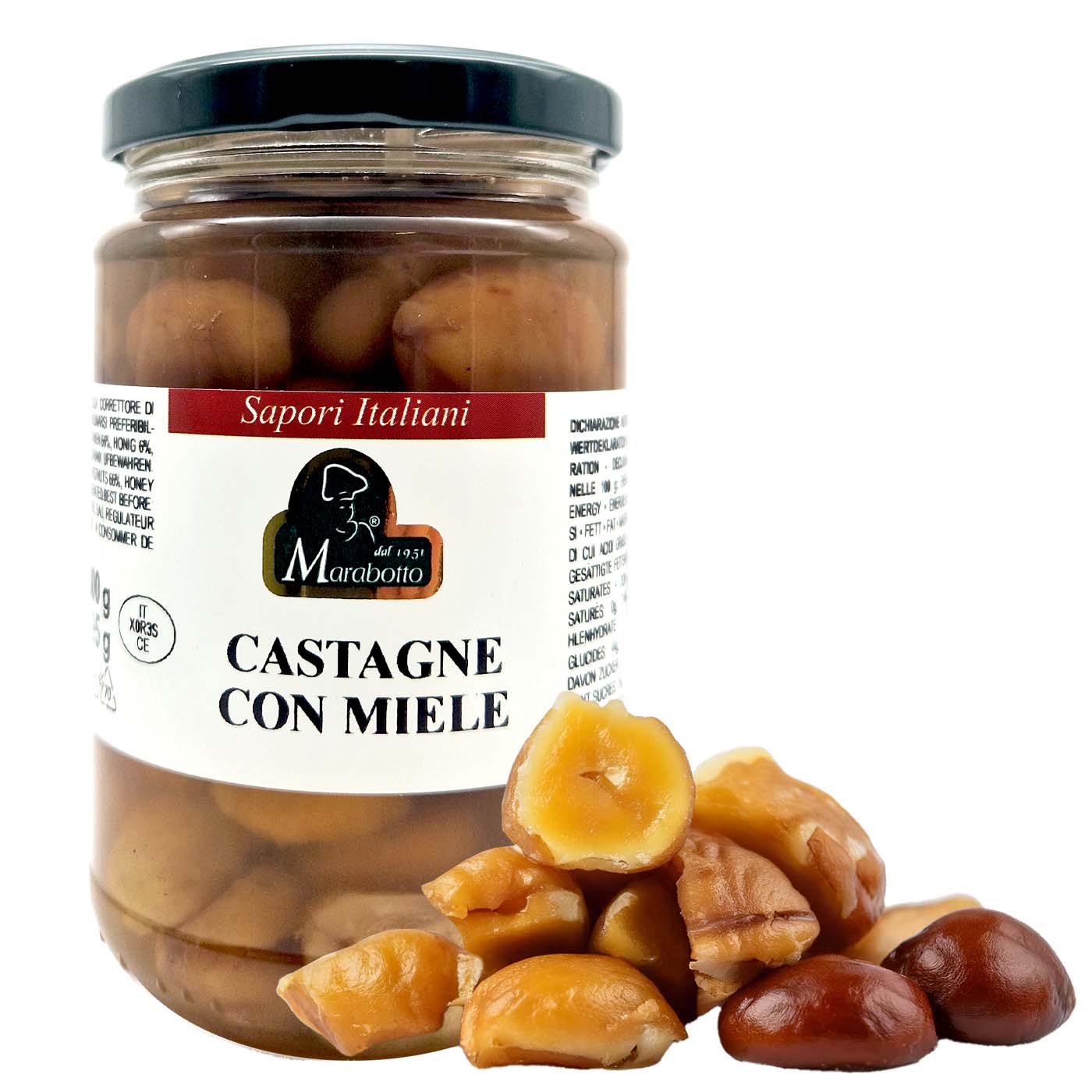 Marabotto Kastanien mit Honig 300g