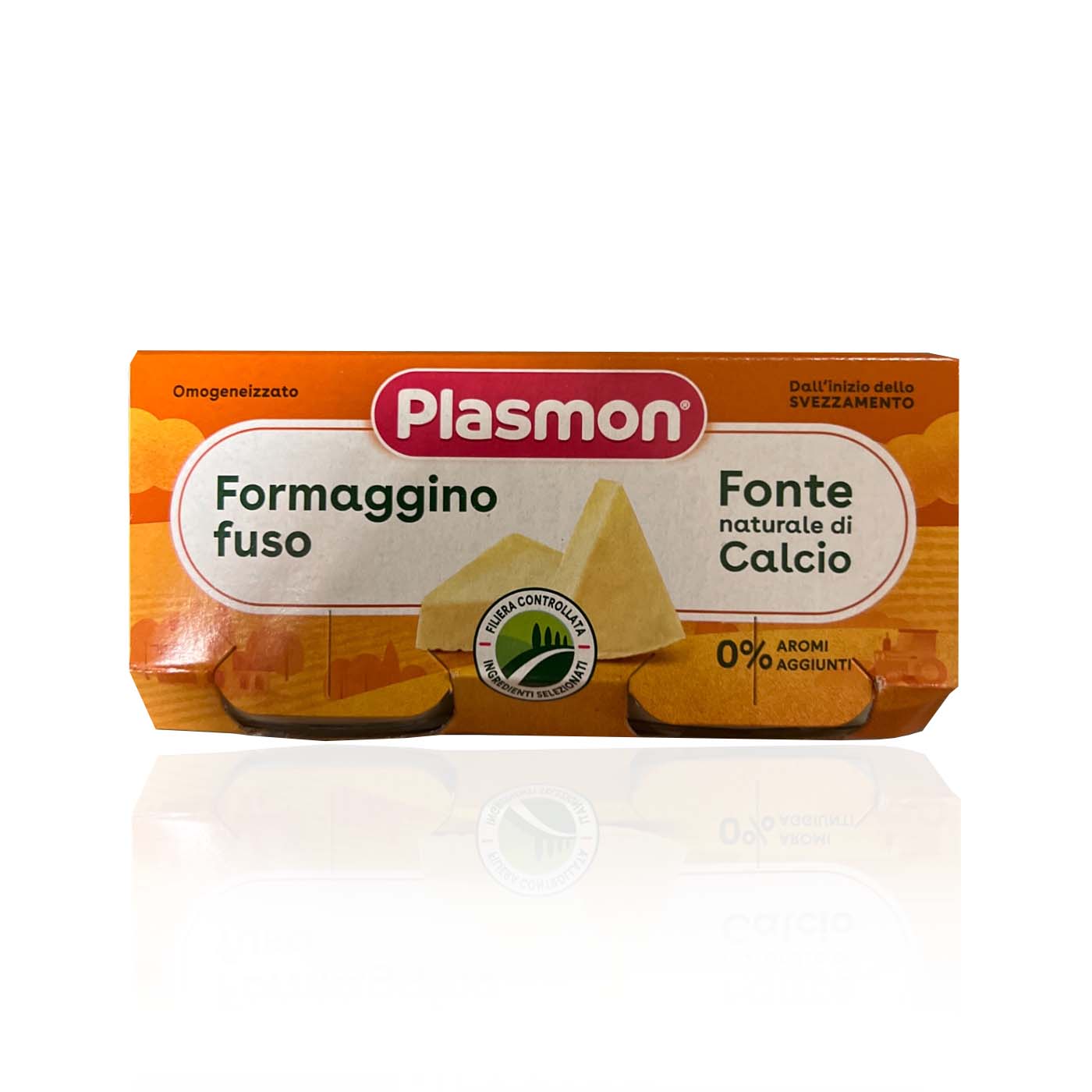 PLASMON Formaggino Fuso- Schmelzkäse ab dem 4. Lebenmonat-0,160kg