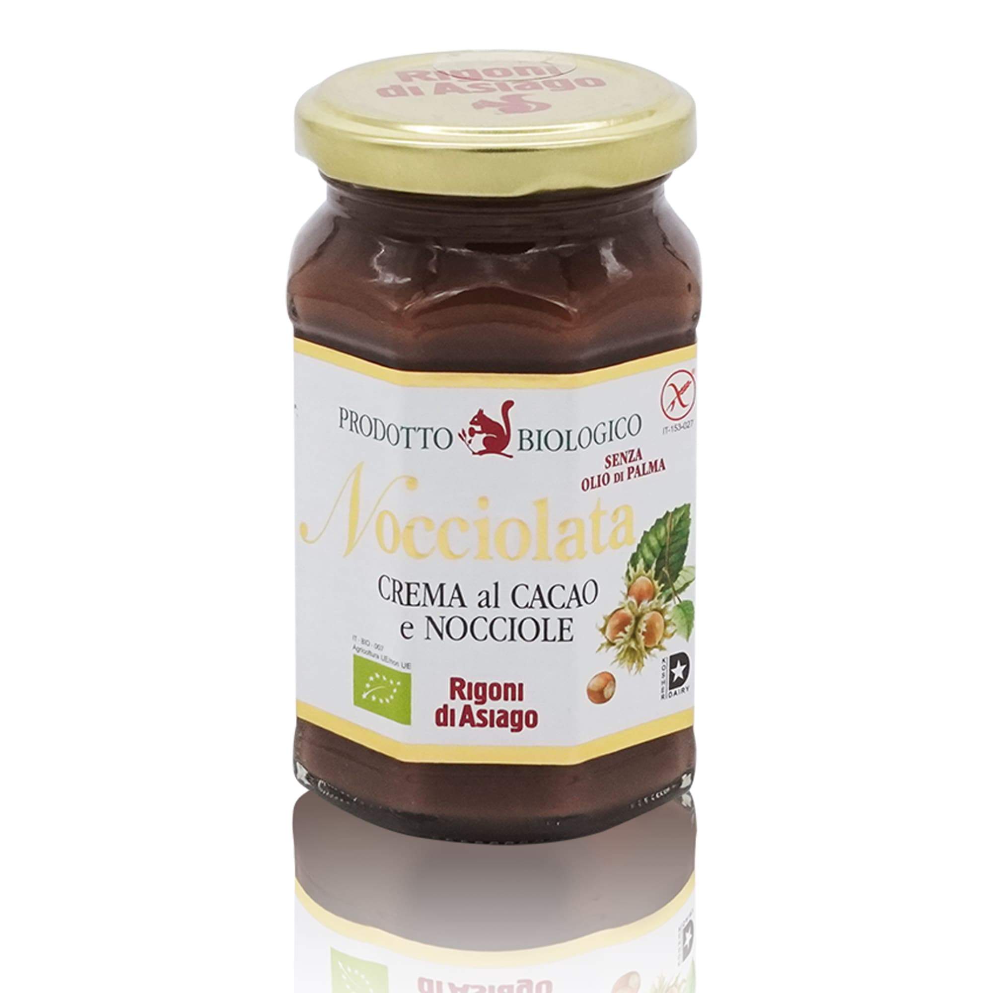 RIGONI di Asiago Nocciolato – Nuss-Nougat Aufstricht BIO - 0,250kg