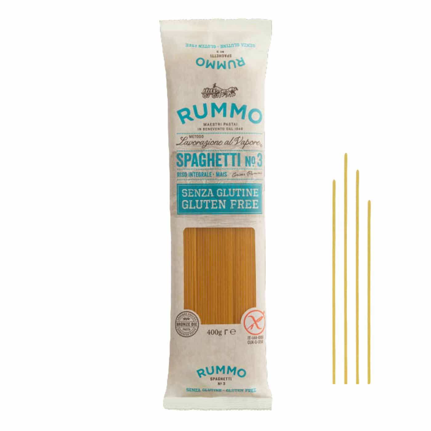 Rummo Spaghetti n° 3 senza glutine 400g