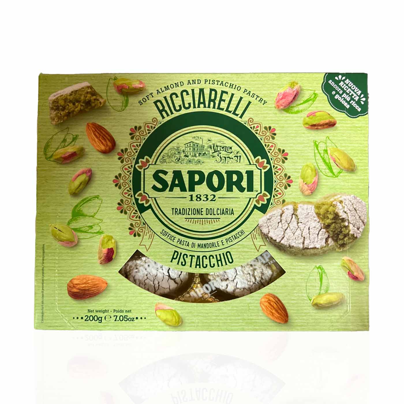 SAPORI Ricciarelli Pistacchio- Pistaziengebäck- 0,2kg