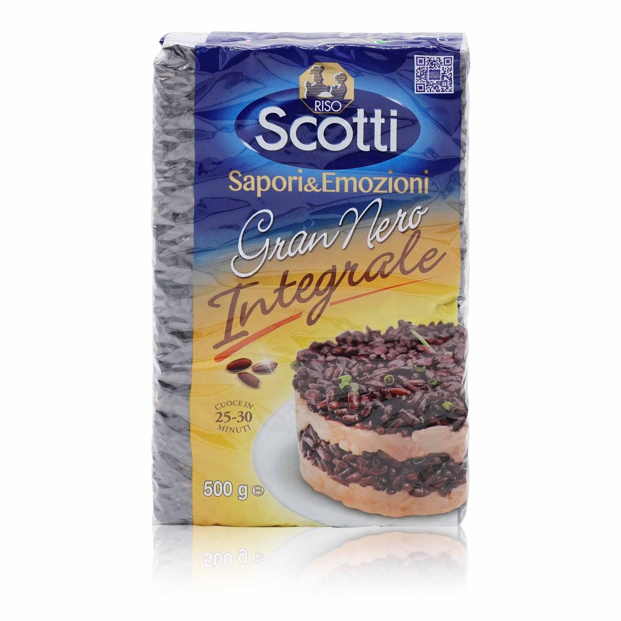 SCOTTI Riso Gran Nero Integrale – Vollkornreis schwarz - 0,5kg