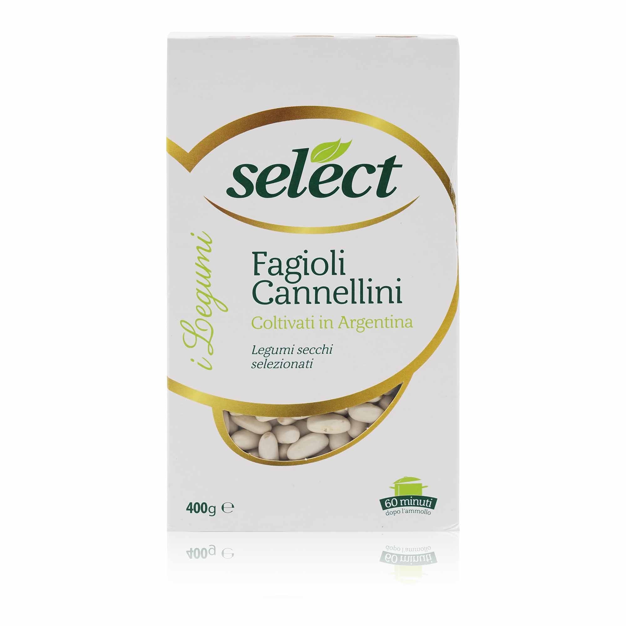 SELECT Fagioli Cannellini secchi – Bohnen Cannellini getrocknet - 0,400kg