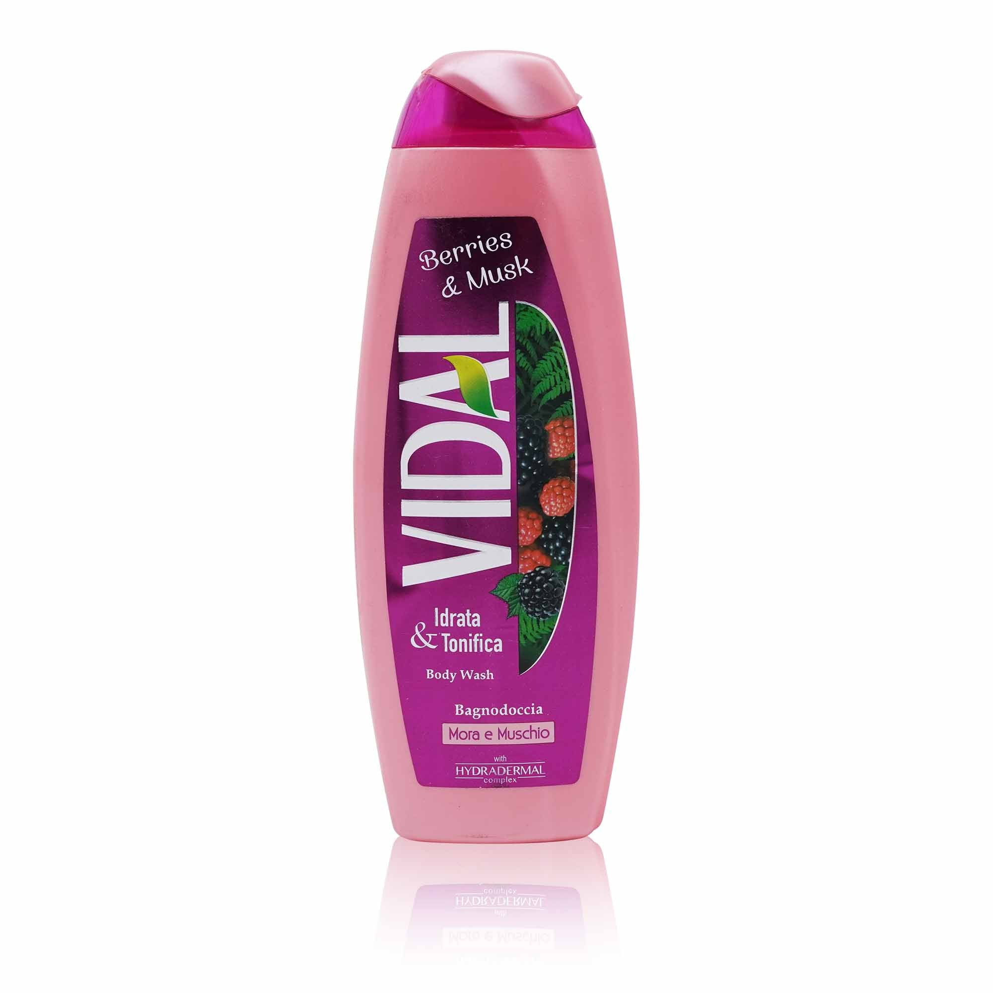 VIDAL Bagnodoccia Mora & Muschio – Schaumbad Brombeere & Moschus - 0,5l