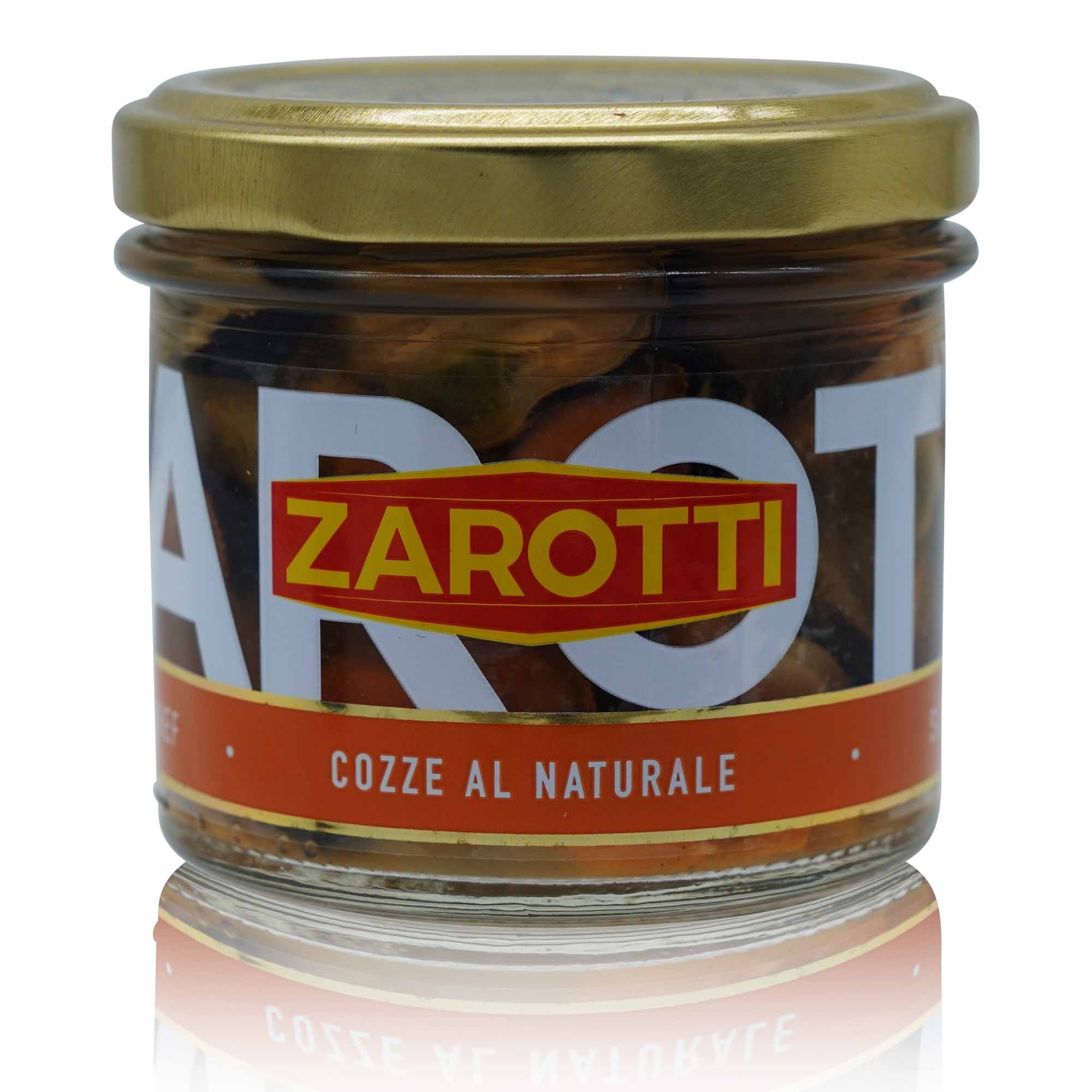 ZAROTTI Cozze al Naturale – Miesmuscheln Natur - 0,140kg