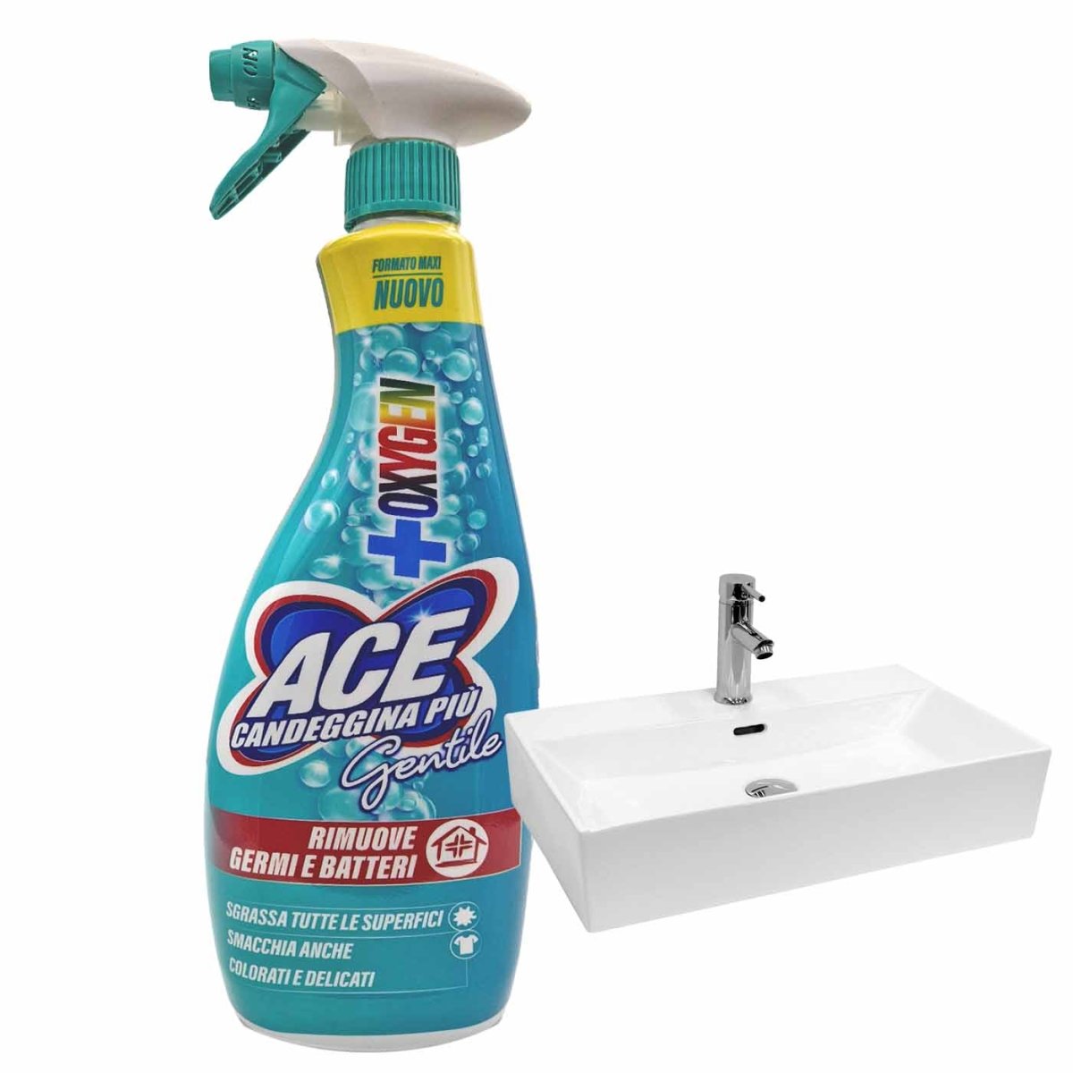 Ace Candeggina Più Gentile +Oxygen 750 ml - italienisch - einkaufen.de