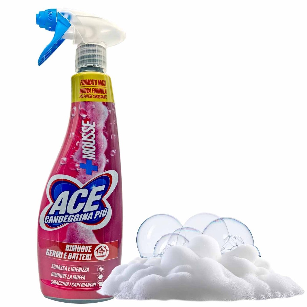 Ace Candeggina Più Spray +Mousse 800ml - italienisch - einkaufen.de