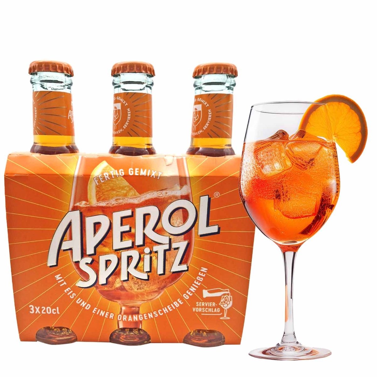 Aperol Aperitivo Spritz 3x200ml - italienisch - einkaufen.de