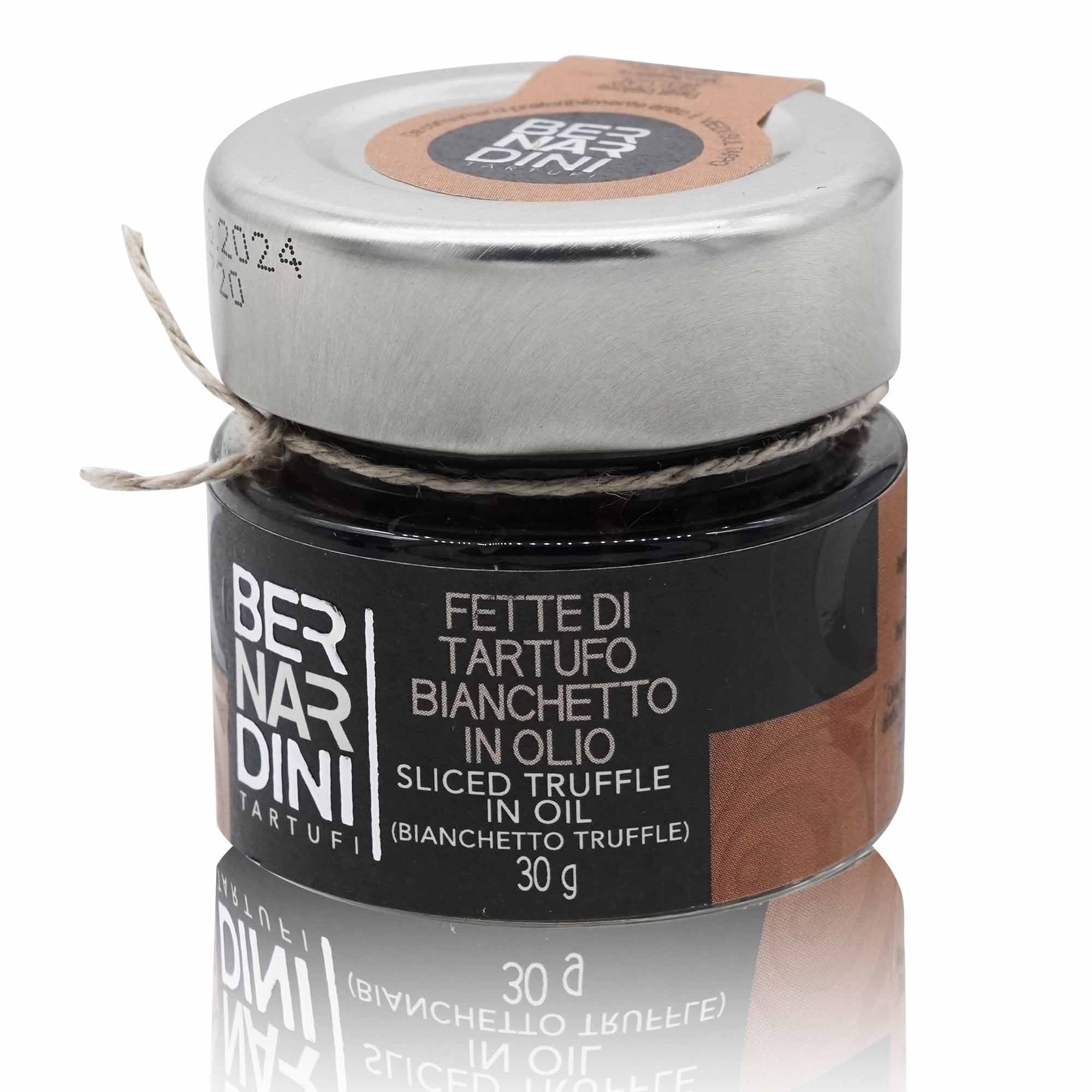 BERNARDINI Tartufo Bianchetto fette in Olio – trüffel Bianchetto gehobelt in Öl - 0,030kg - italienisch - einkaufen.de