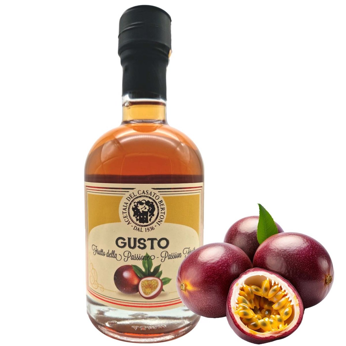 Bertoni Gusto Balsamico Frutto della Passione 250ml - italienisch - einkaufen.de