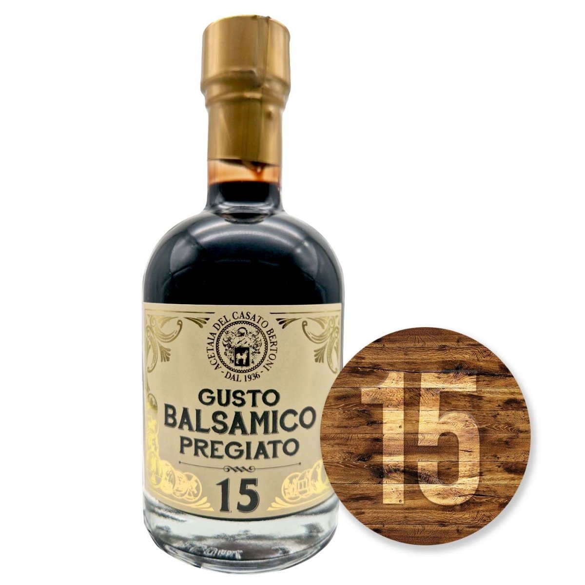 Bertoni Gusto Balsamico Pregiato 15 250ml - italienisch - einkaufen.de