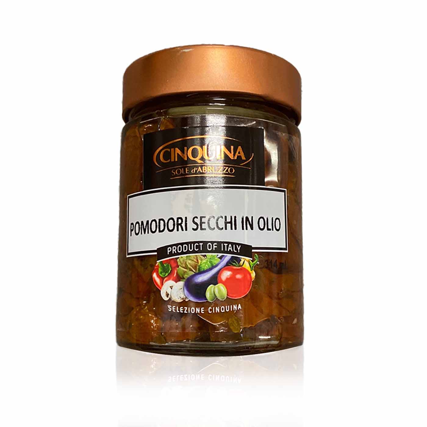 CINQUINA Pomodori secchi in olio - getrocknete Tomaten in Öl - 0,280kg - italienisch - einkaufen.de