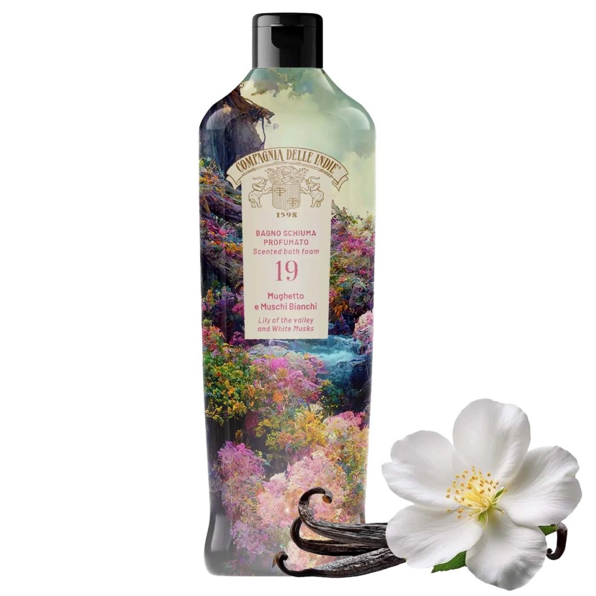 Compagnia delle Indie Bagnoschiuma Mughetto e Muschi Bianchi 500 ml - italienisch - einkaufen.de