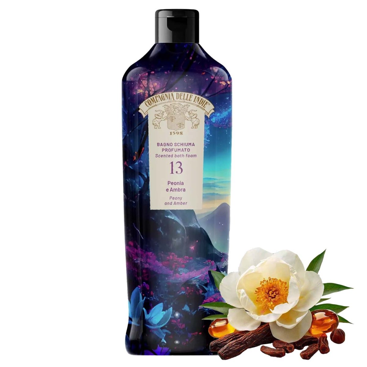 Compagnia delle Indie Bagnoschiuma Peonia e Ambra 500 ml - italienisch - einkaufen.de