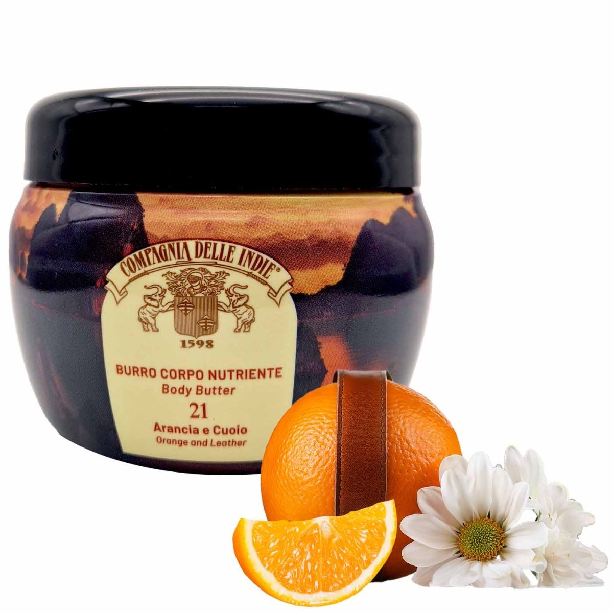 Compagnia delle Indie Burro Corpo Nutriente 21 Arancia e Cuoio 250ml - italienisch - einkaufen.de