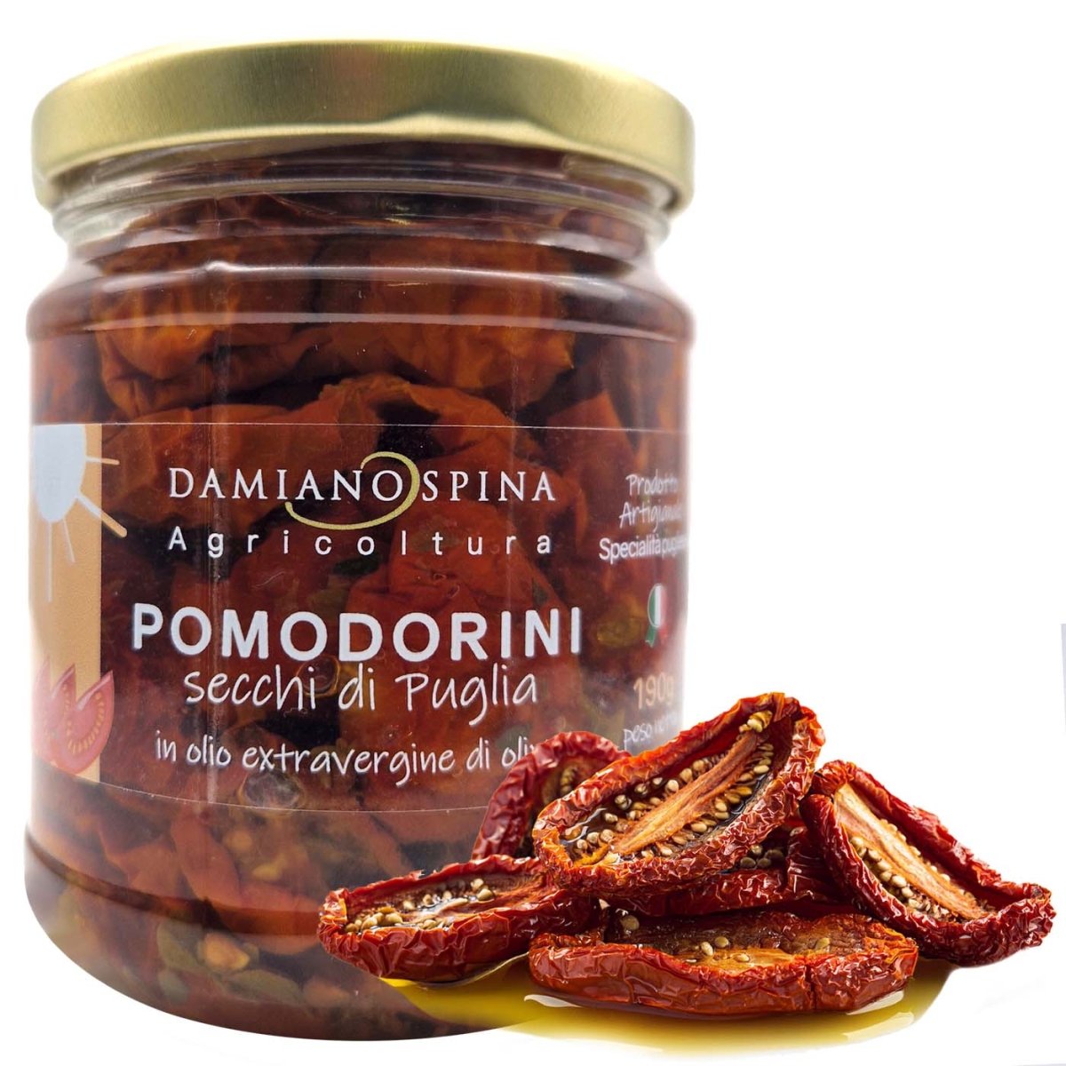 Damiano Spina Pomodori secchi di Puglia 190g - italienisch - einkaufen.de