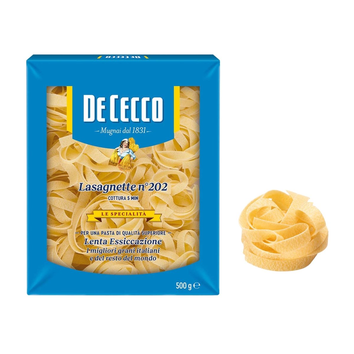 De Cecco Lasagnette n° 202 500g - italienisch - einkaufen.de