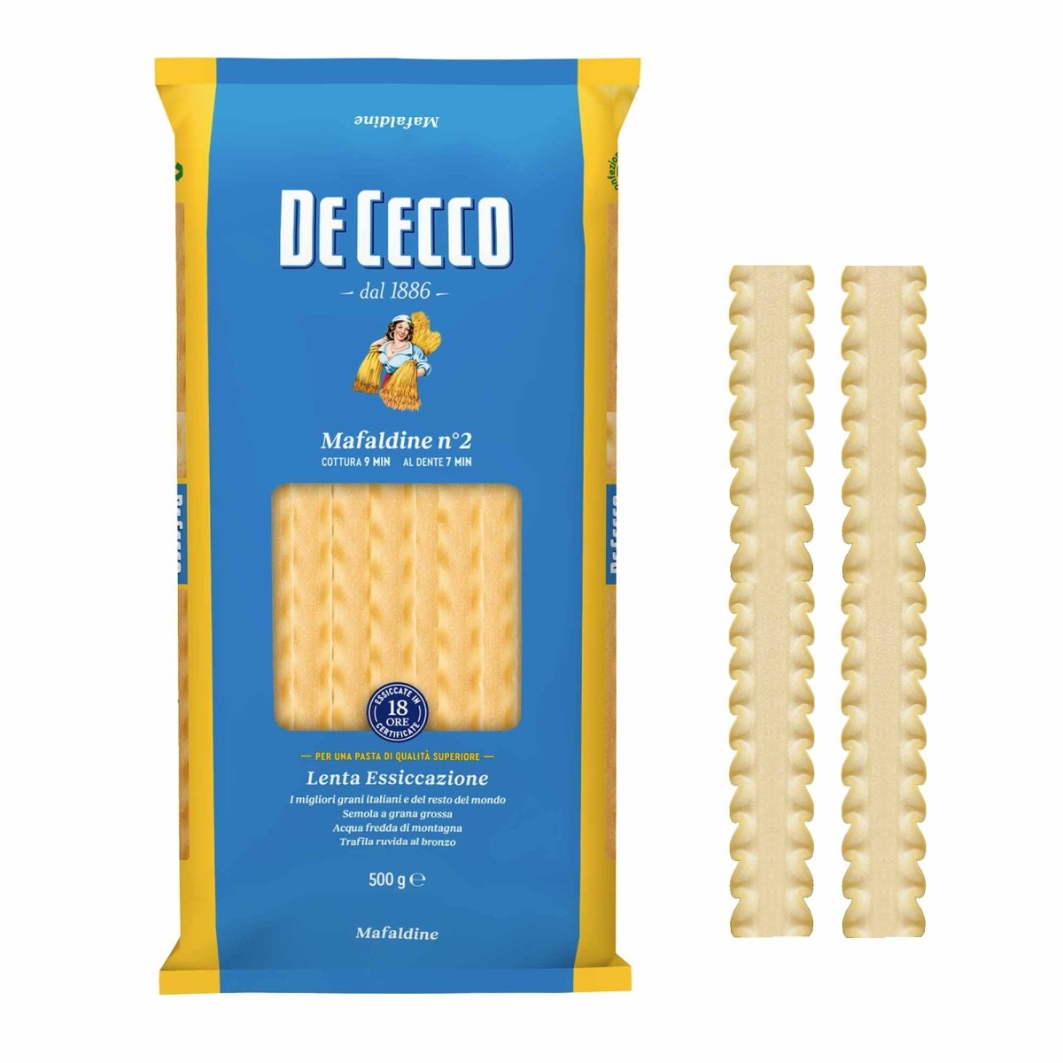 De Cecco Mafaldine n° 2 500g - italienisch - einkaufen.de