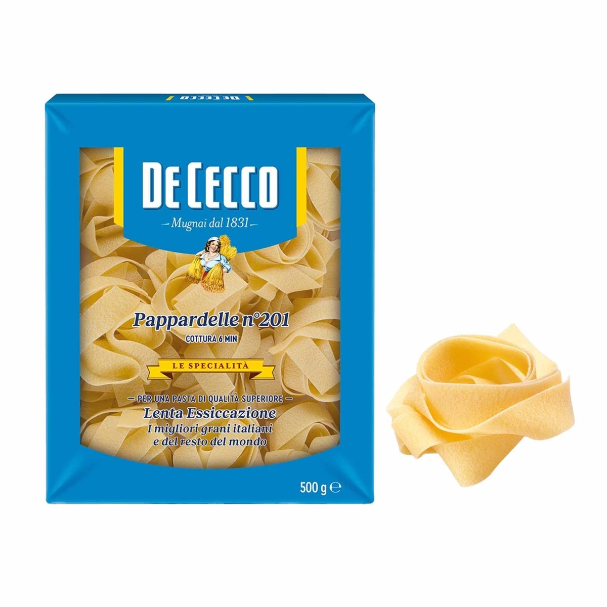 De Cecco Pappardelle n° 201 500g - italienisch - einkaufen.de