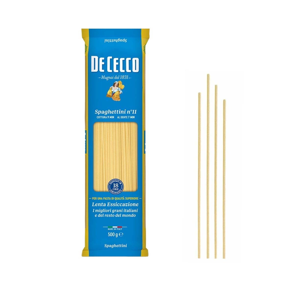 De Cecco Spaghettini n° 11 500g - italienisch - einkaufen.de