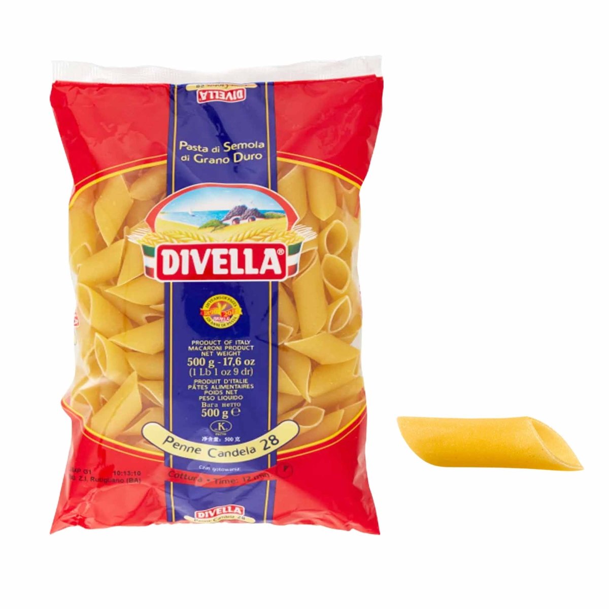 Divella Candela Penne n° 28 500g - italienisch - einkaufen.de