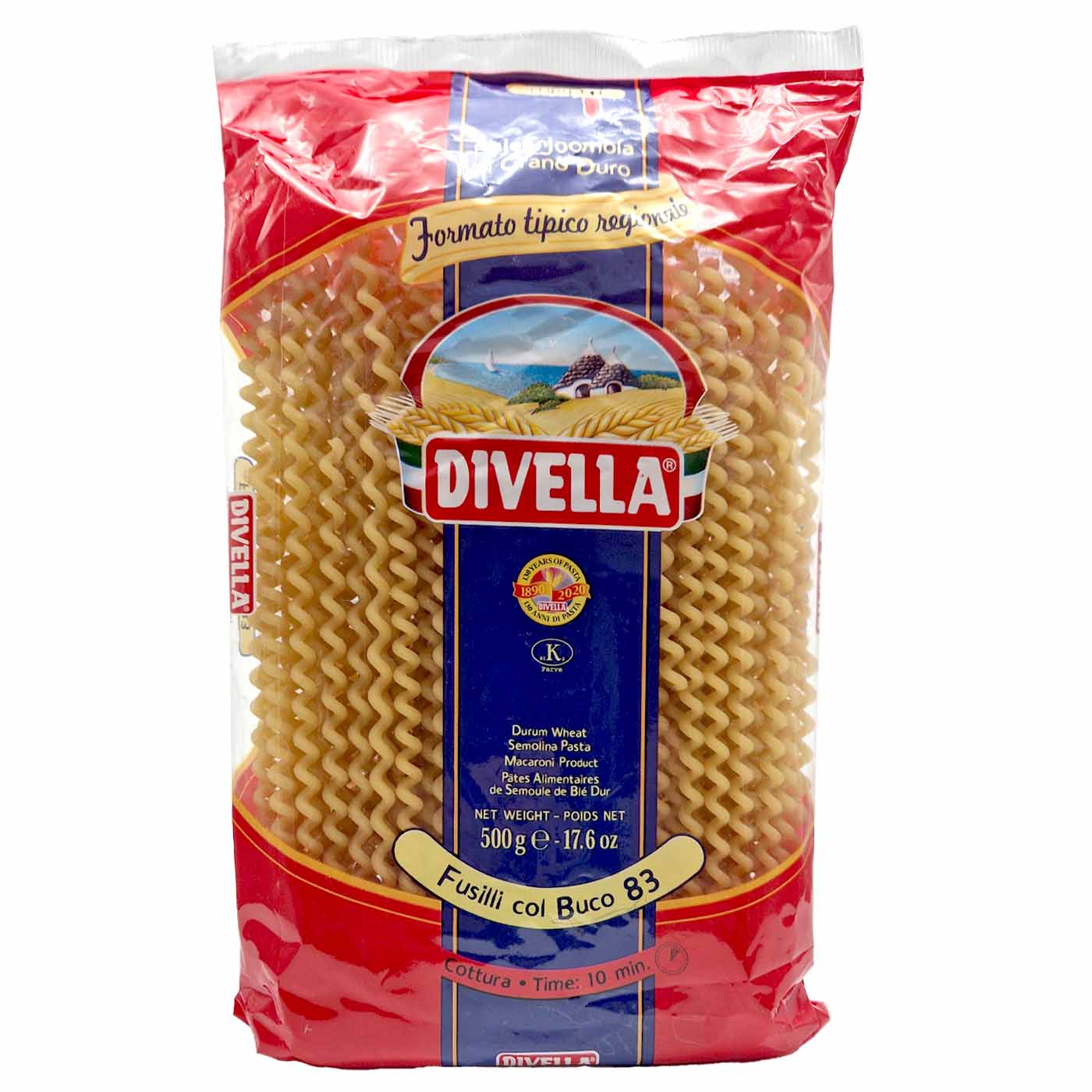 Divella Fusilli col Buco Nr. 83 500g - italienisch - einkaufen.de