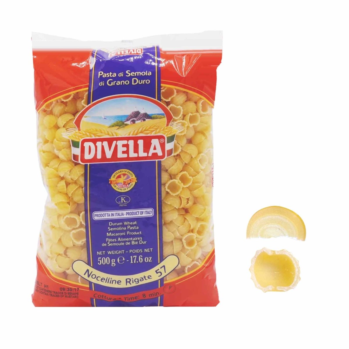 Divella Nocelline Rigate n° 57 500g - italienisch - einkaufen.de