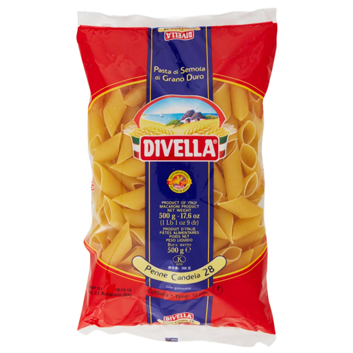 Divella Pasta Candela Penne Nr.28 500g - italienisch - einkaufen.de