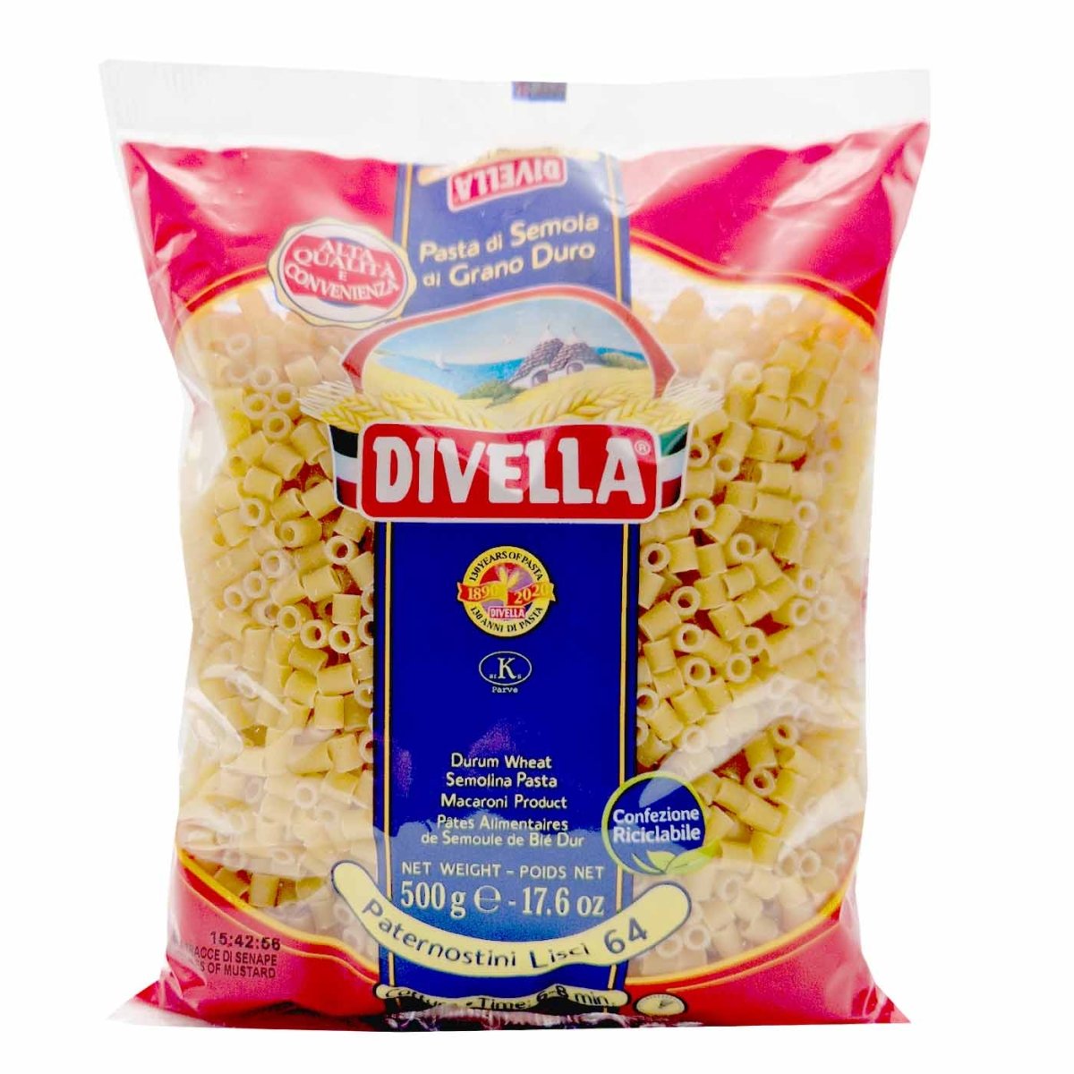 Divella Paternostini Lisci N° 64 500g - italienisch - einkaufen.de