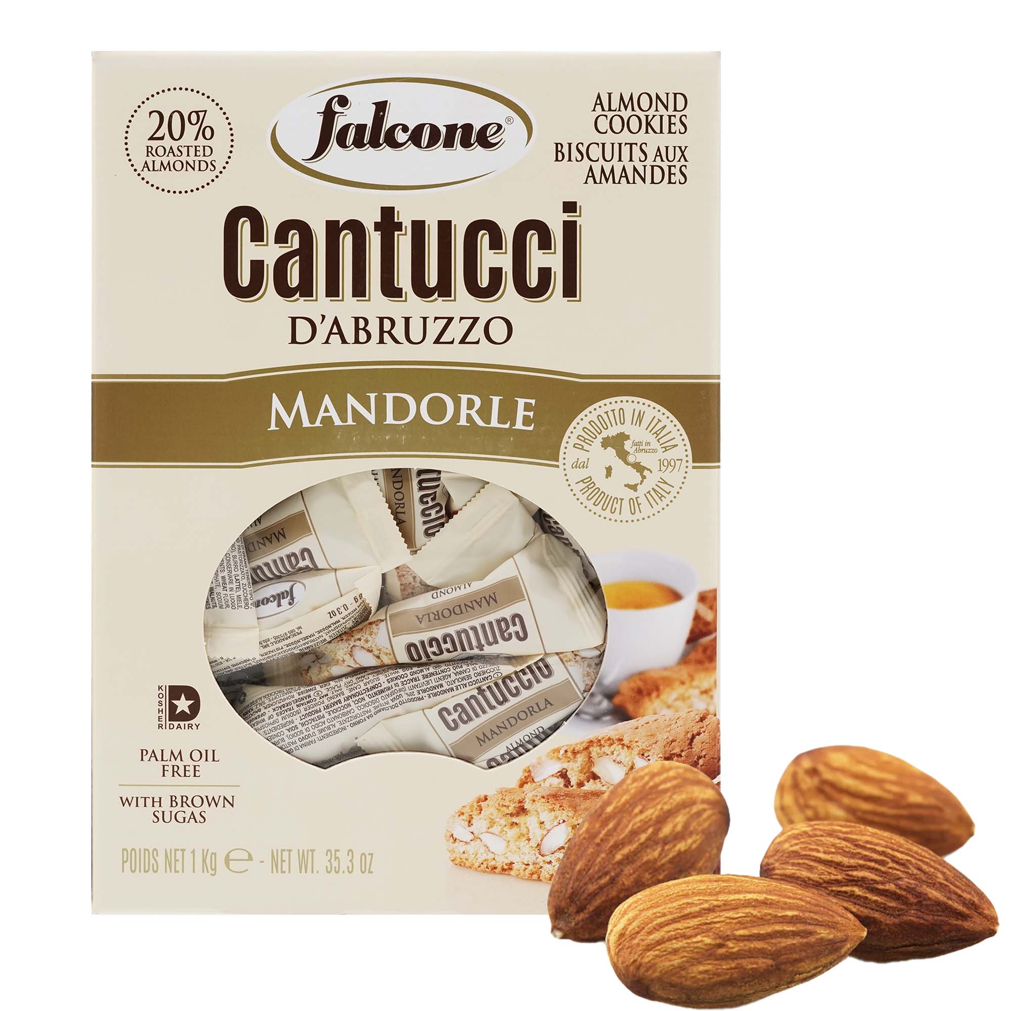 Falcone Cantucci Mandelgebäck 1000g - italienisch - einkaufen.de