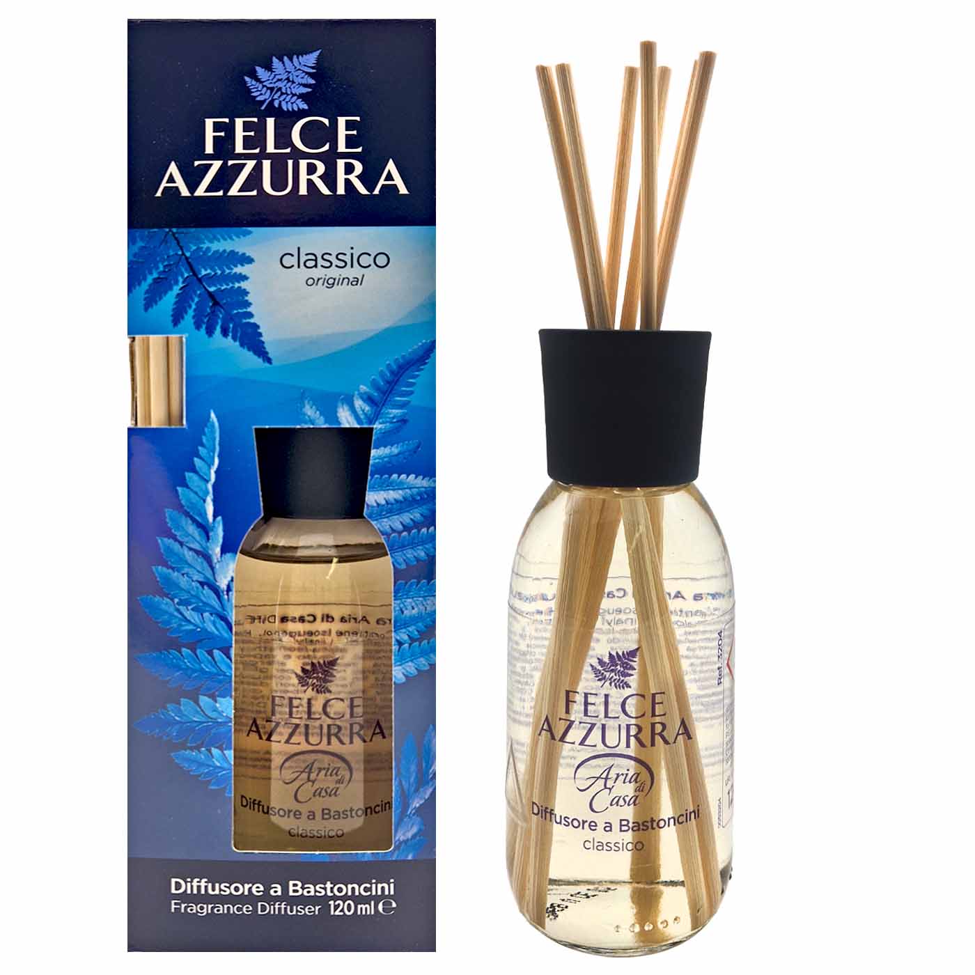FELCE AZZURRA Diffusore Bastoncini classico 120ml - italienisch - einkaufen.de